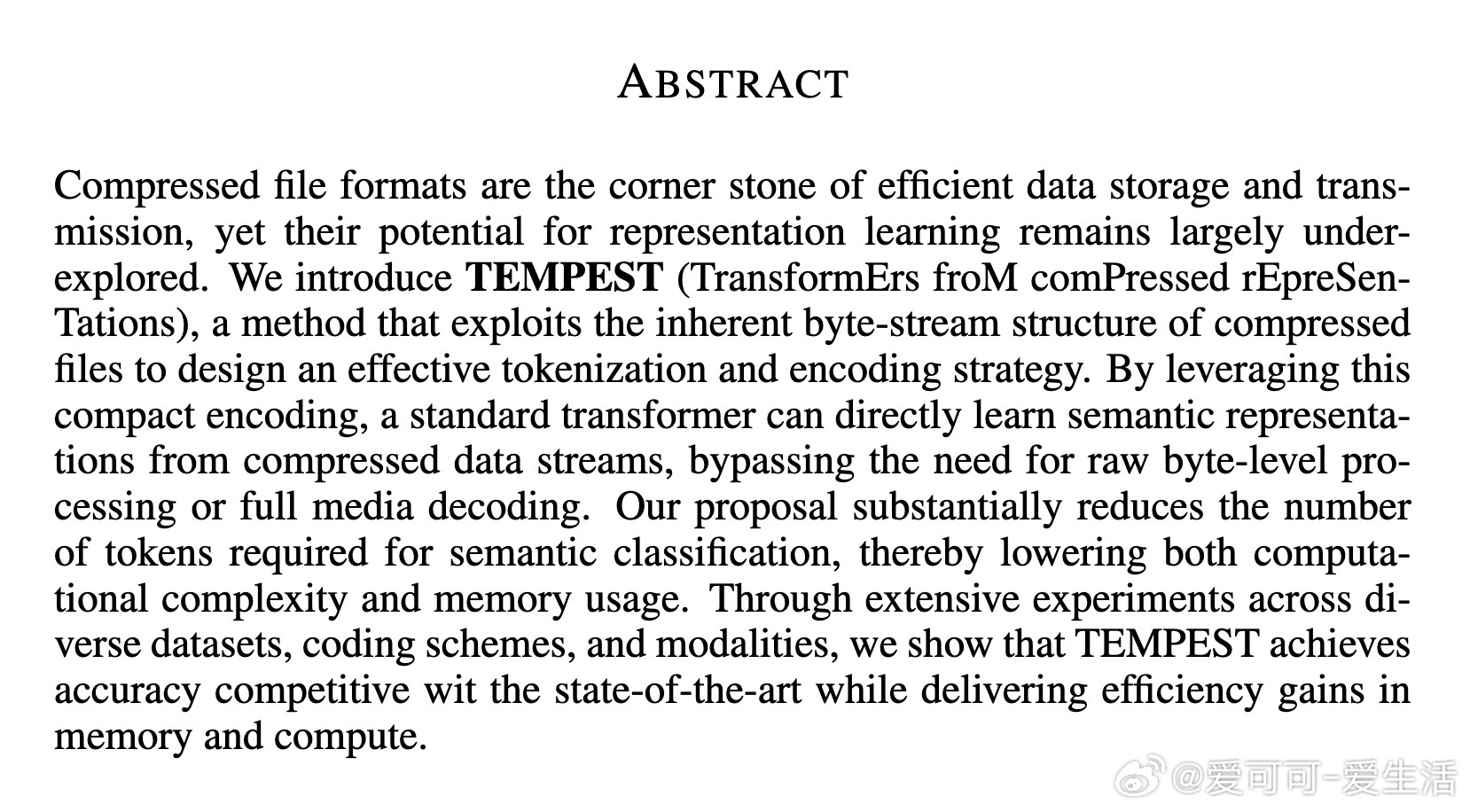[LG]《Transformers from Compressed Repres