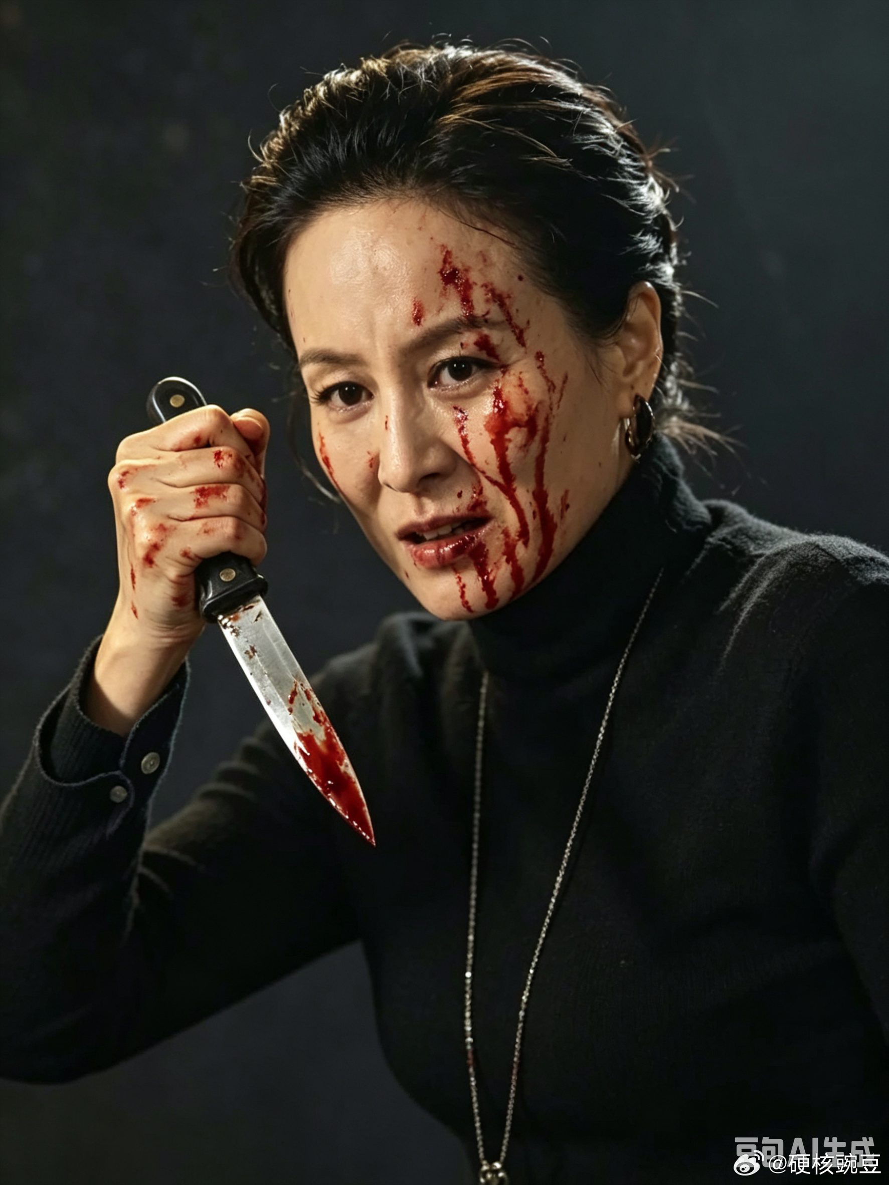 问了豆包一个问题，赵晓红像不像美杜莎？回答：可以用美杜莎的意象来类比，二者特质、