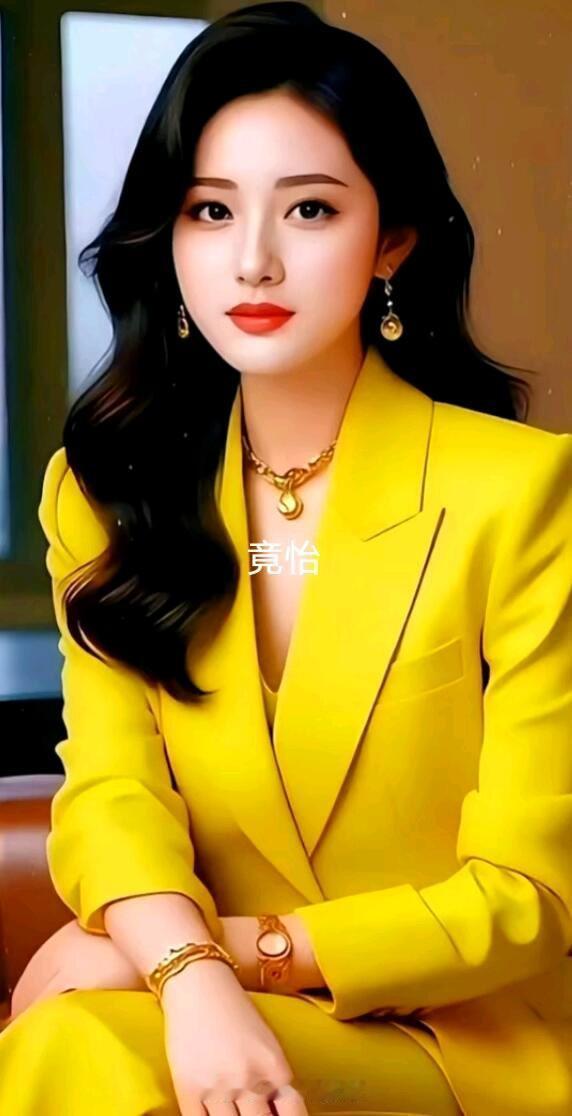 优雅职场风，亮黄色西装穿搭，自信满满！💼✨