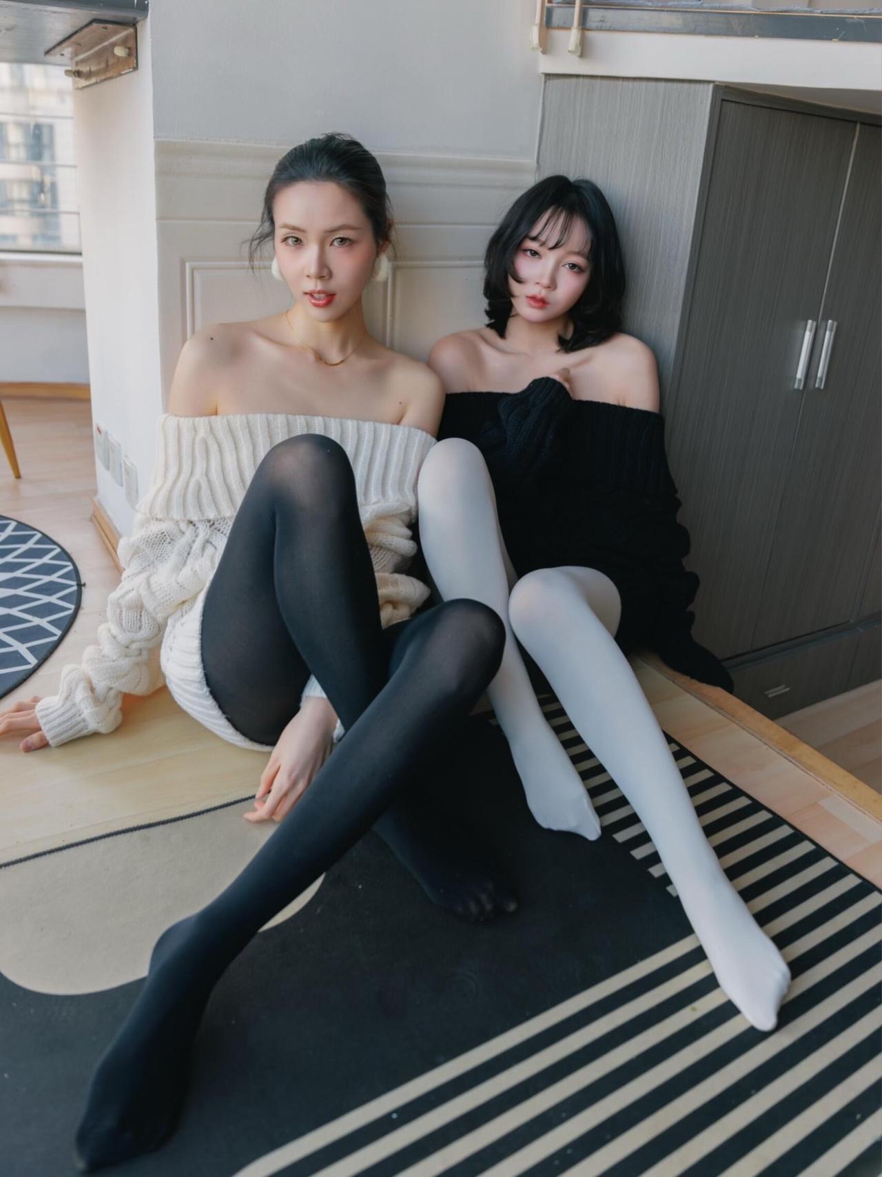 抓拍两美女