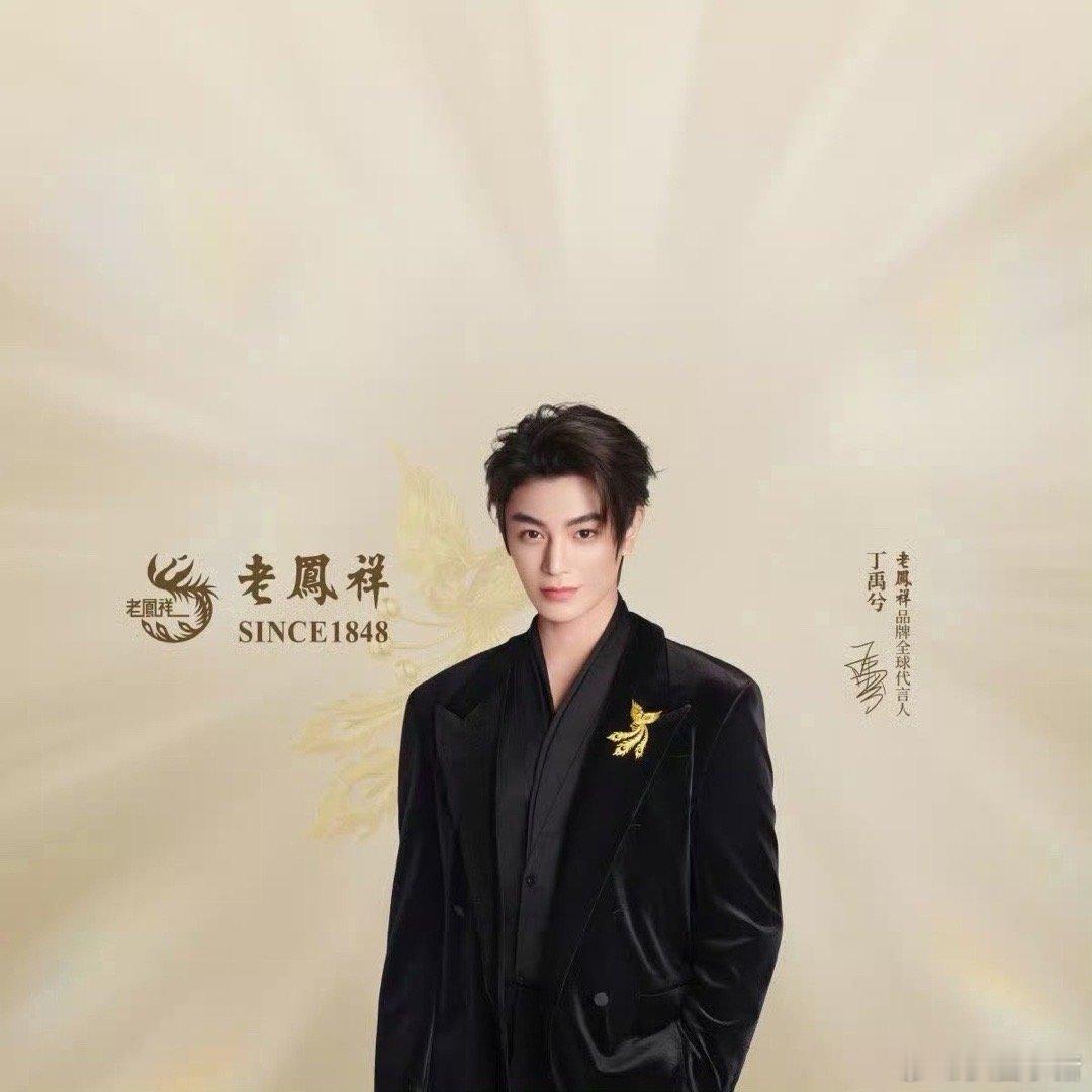 丁禹兮老凤祥品牌全球代言人官宣啦🎉 