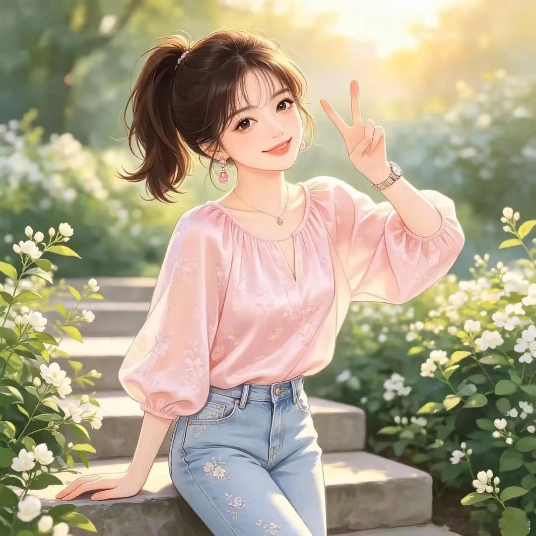 温婉优雅气质女生头像 