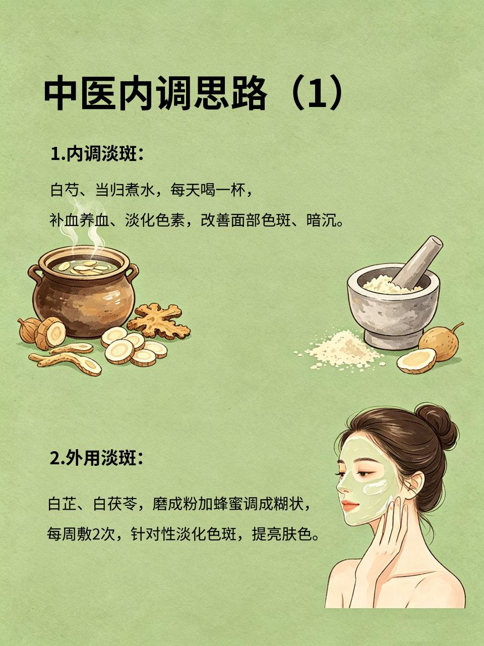 祛斑不反弹！中医内调思路，比医美还稳
色斑、黄褐斑反复长，医美祛斑后又反弹，其实