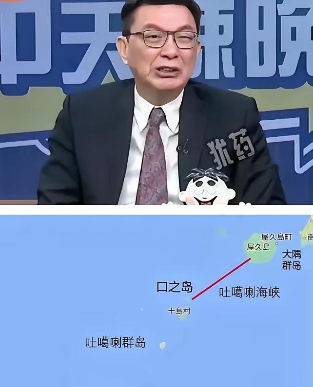 苑举正说得好，当年佩洛西窜台，海峡中线没了，如今133舰队过航横当水道，直接“切