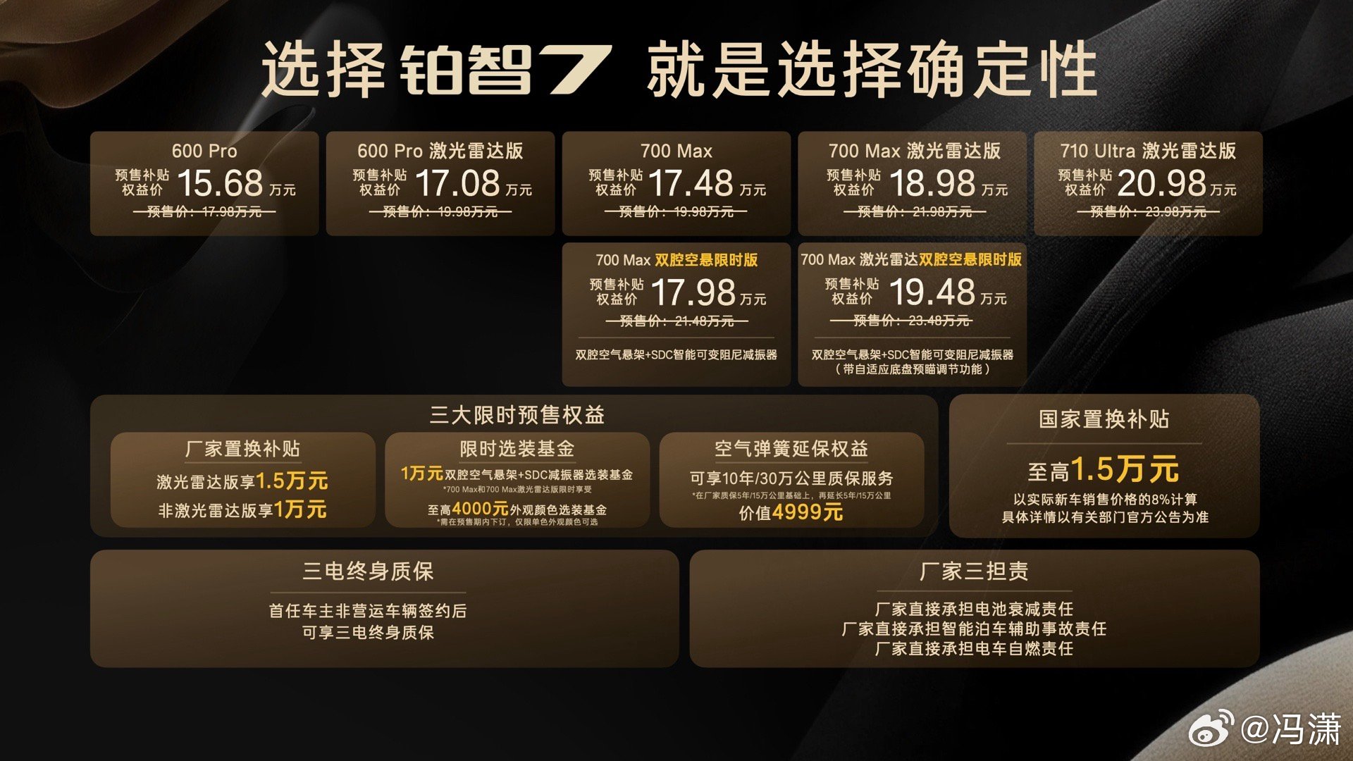 广汽丰田铂智7预售价出来了，结合各种权益后15.68万起的预售价就离谱，700M