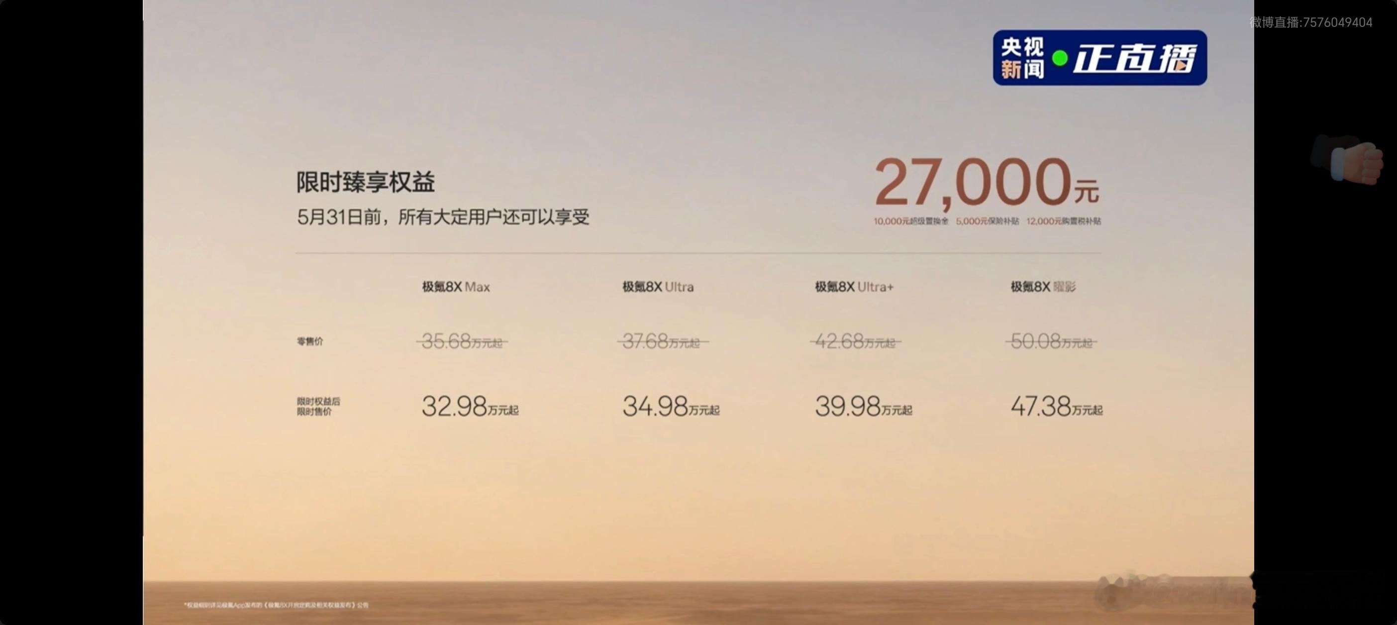 这个价格，这个权益，有点狠啊！极氪极氪8x 新公路之王极氪8x正式上市