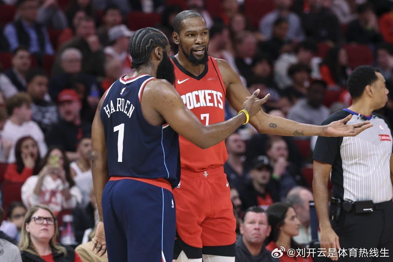 开云体育馆【今日均苦战40+分钟！KD本季场均出战36.5分钟联盟第三 哈登第7