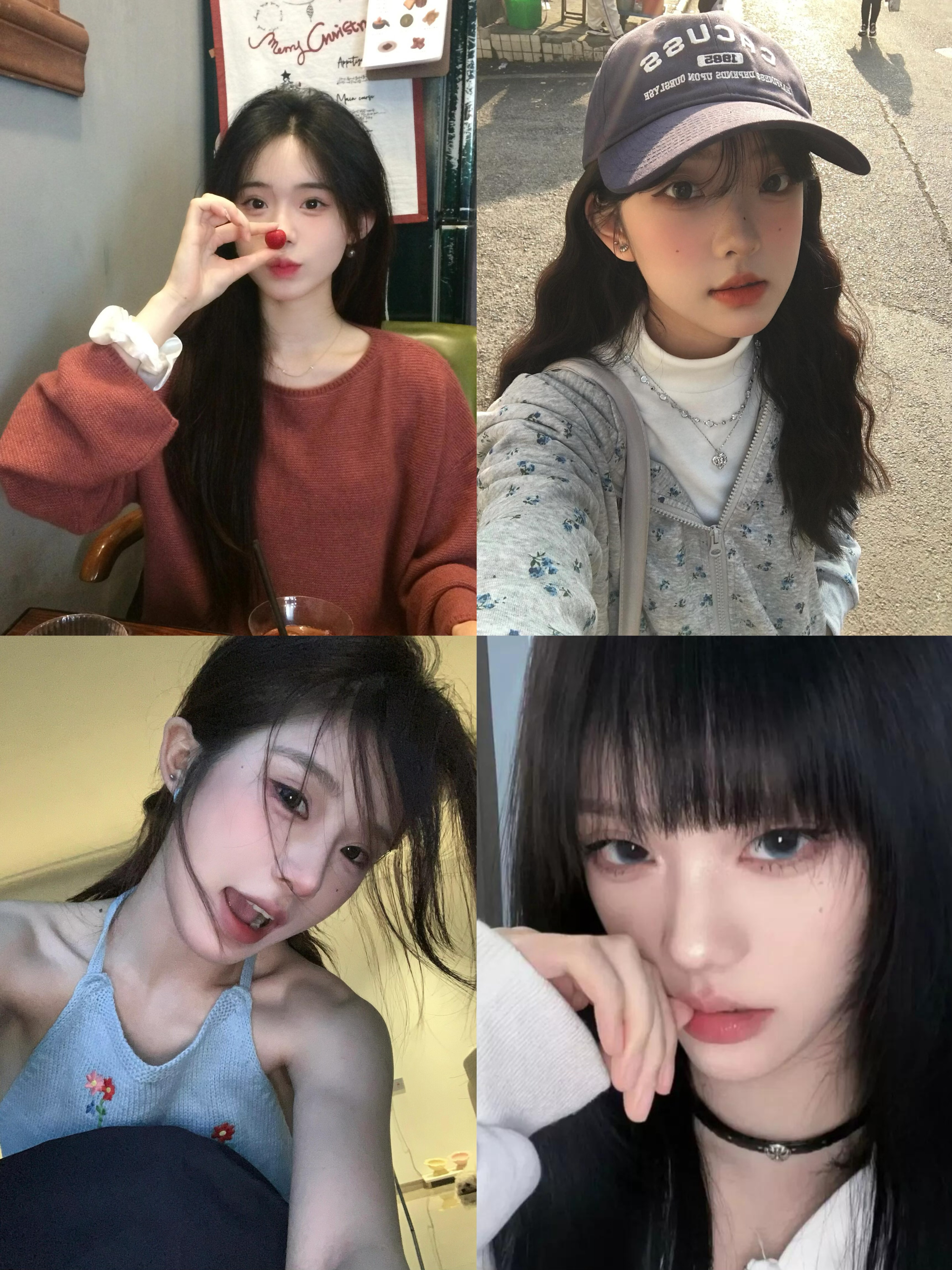 存一些生活感自拍拍照姿势！ 