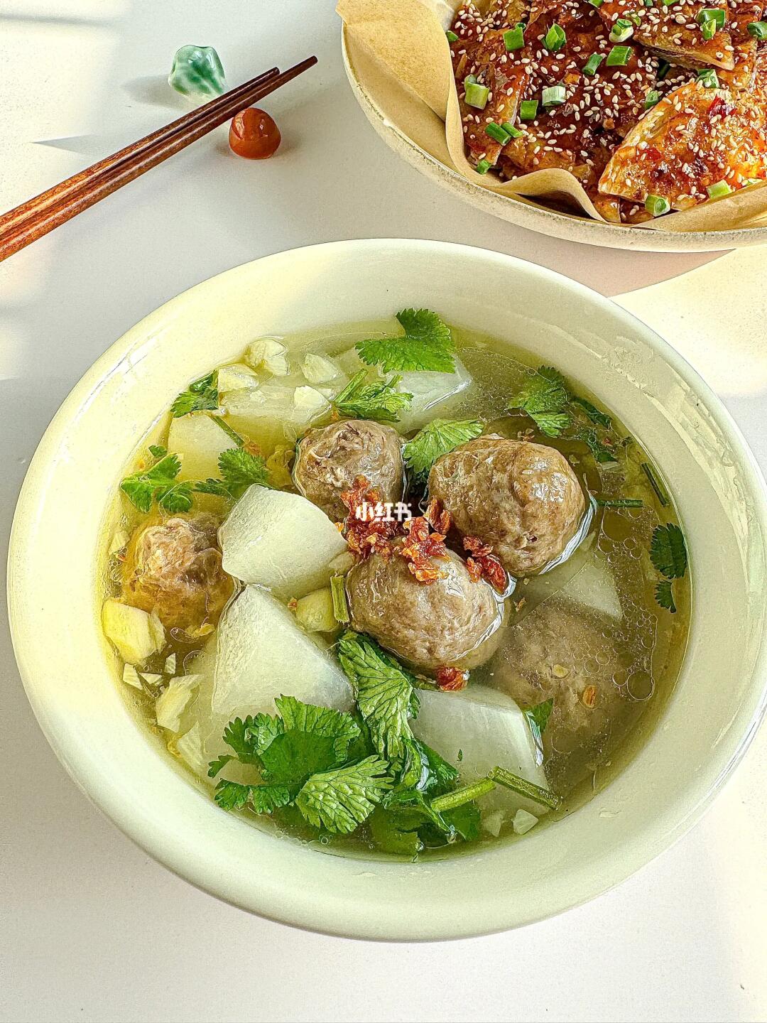 白萝卜牛肉丸汤 | 鲜上加鲜巨好吃‼️超简单
