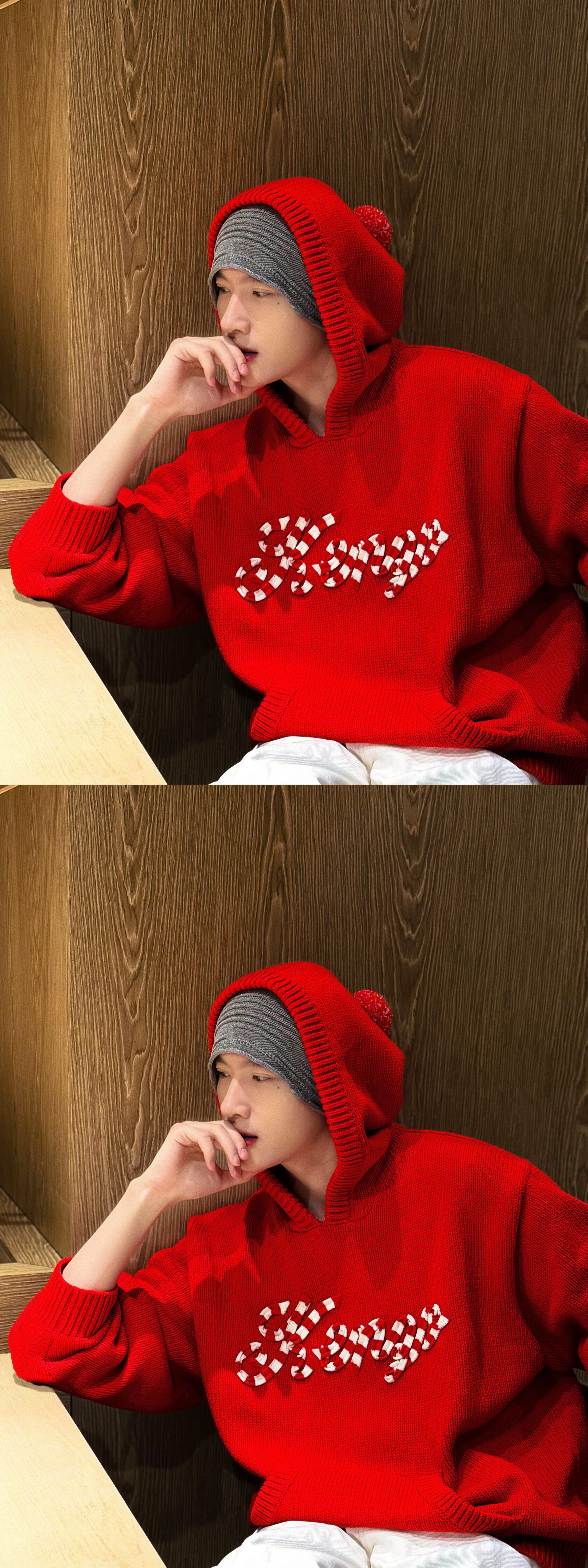 新鲜的红衣小红帽展轩 喜气又好看 氛围感拉满