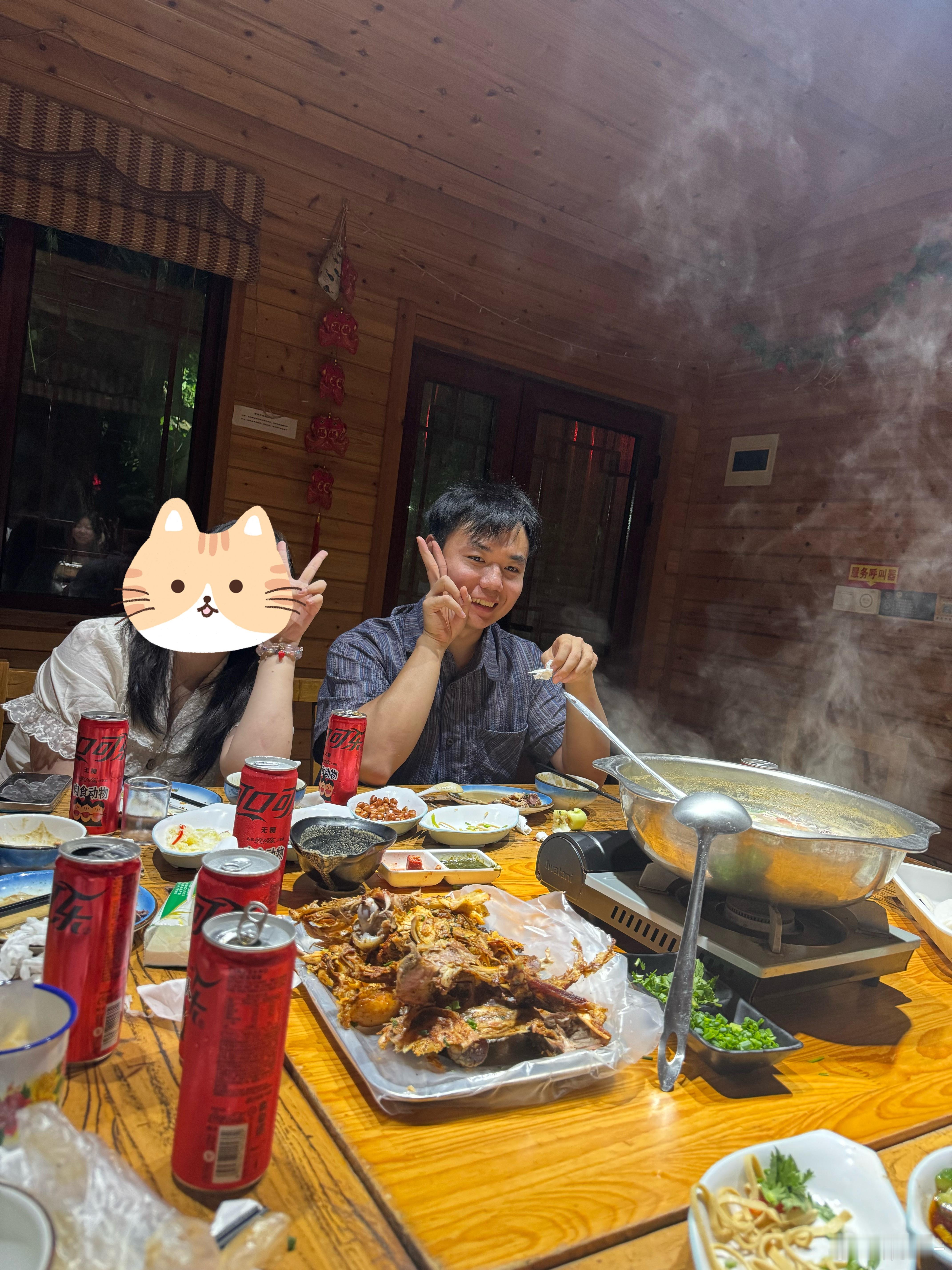 好久没吃烤全羊了今天感谢喜糖吃上了[耶]冒个泡 ​​​