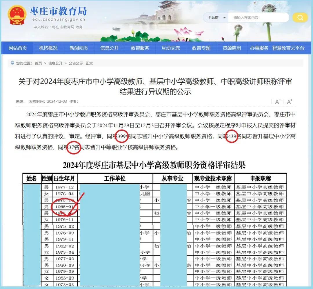 2024年山东省首批教师副高职称评审结果出炉