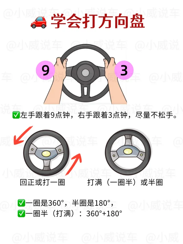 开车技巧蕞全万能版！新手司机一学就会