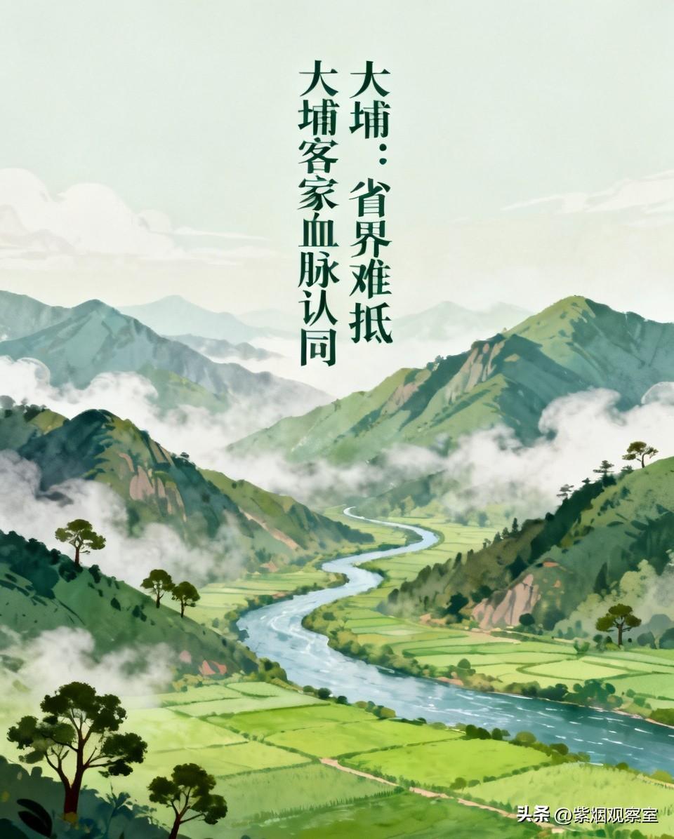 大埔：归属感最弱的粤东县城，省界难抵客家血脉认同
 
在广东版图东北角，藏着一处