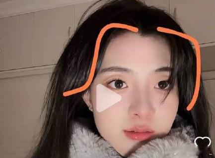 再美的人刘海都是这样的，我放心了