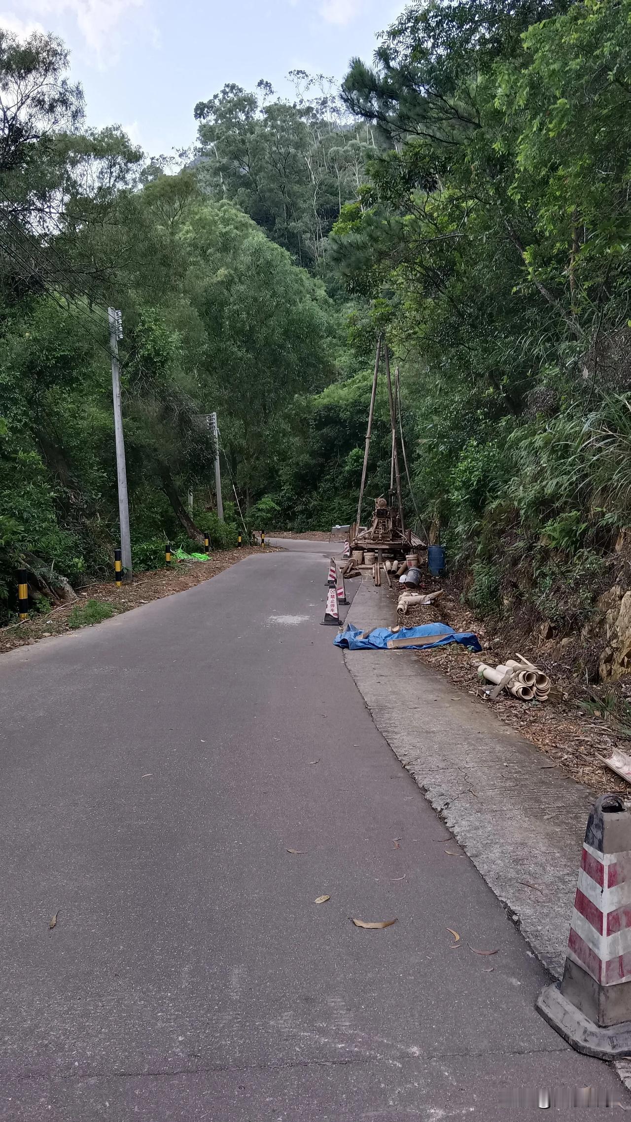 阳春市扶民坳钻探准备修大路了！