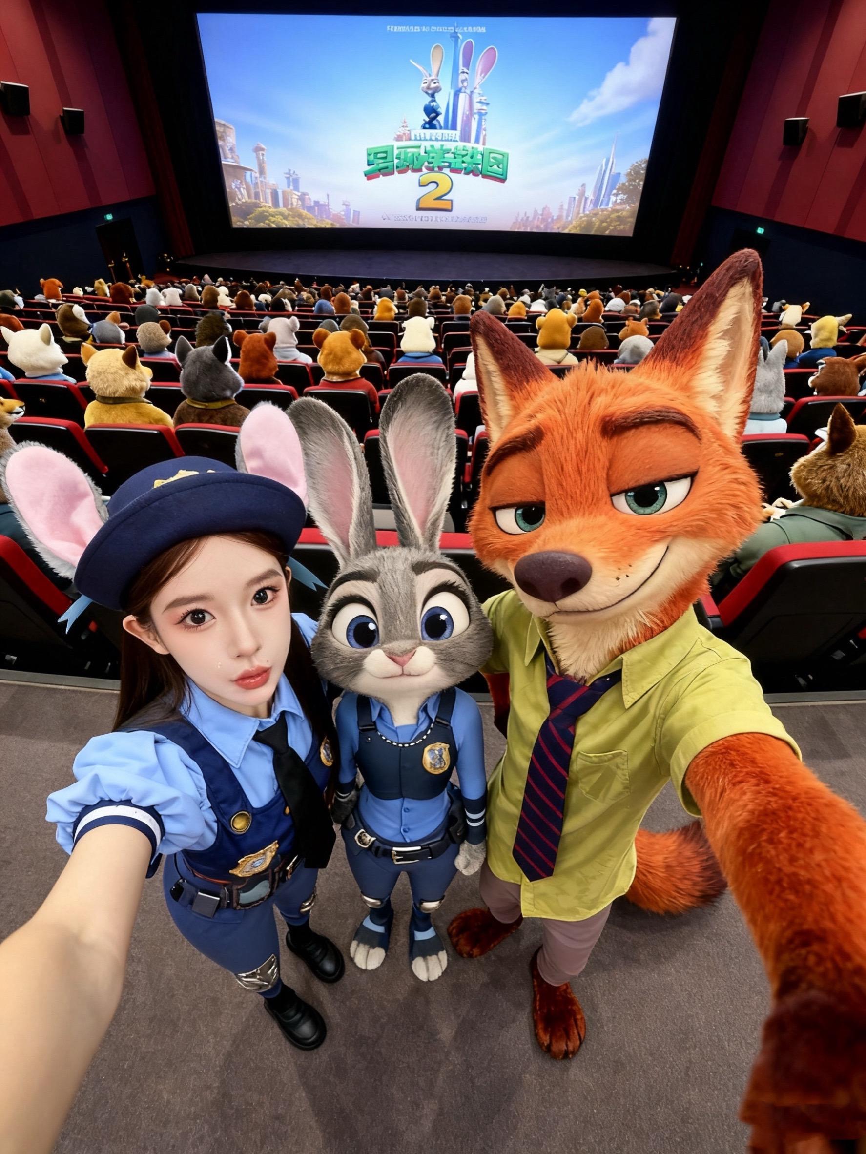 疯狂动物城2狐狸和兔子 动画电影