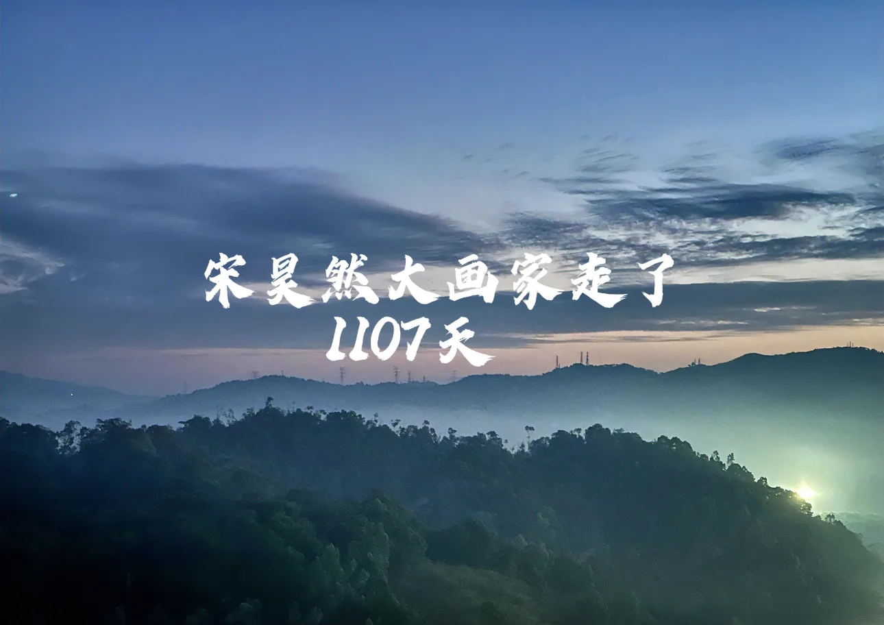 宋昊然大画家走了1107天