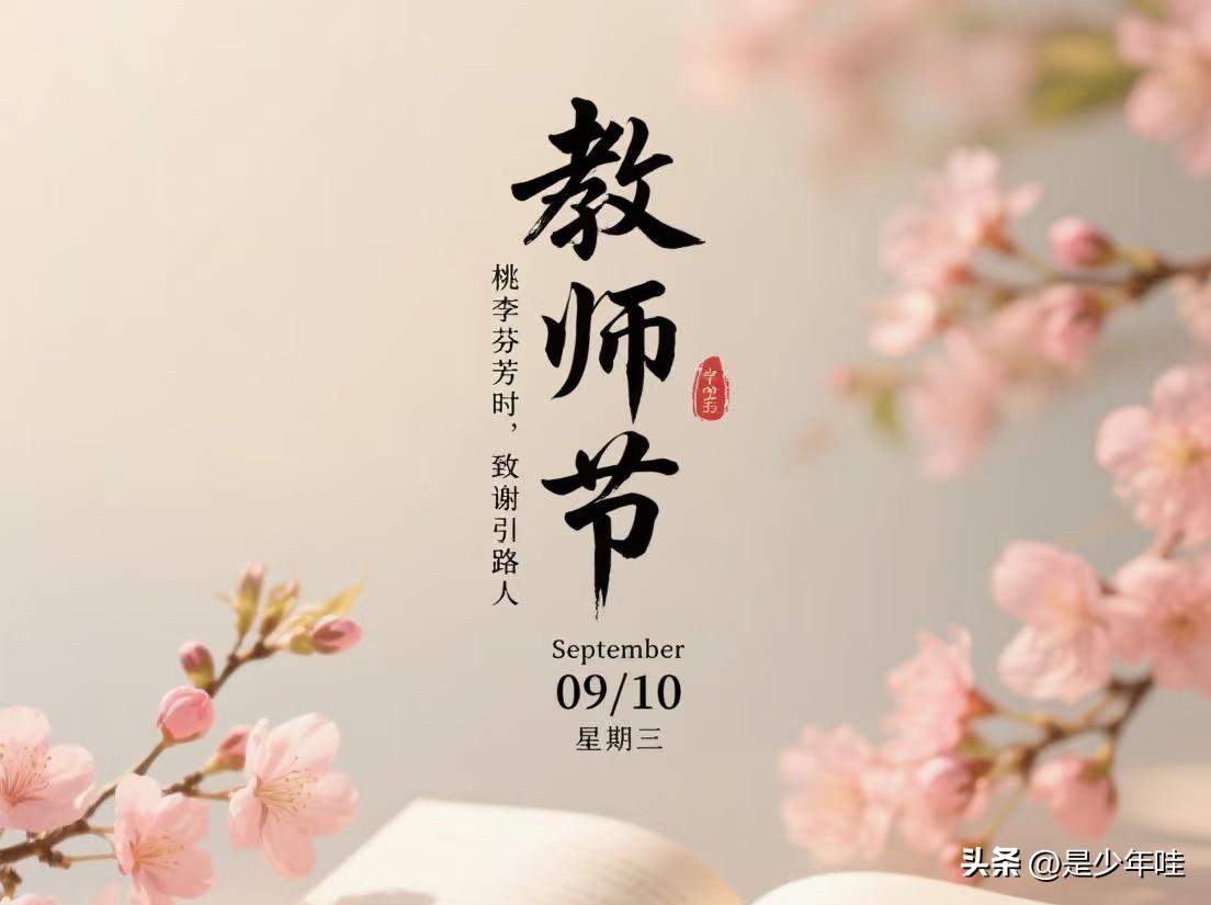 我发现，
大家越来越少送教师节祝福了。
今天是教师节，刷了半天朋友圈，愣是没看见