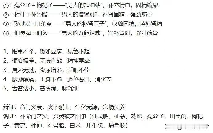 补肾填精的4个药对，肾气、肾精都补上，你一定要知道！#中医健康##健康#