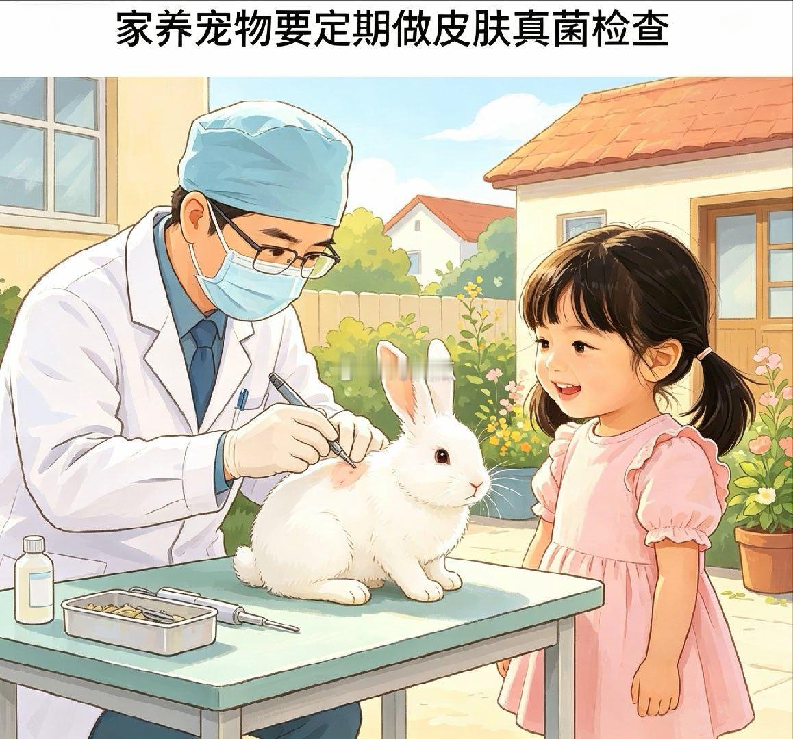 5岁女孩抱完兔子永久性脱发 浙江宁波有个5岁的小姑娘洋洋，每天都去抱邻居家的兔子