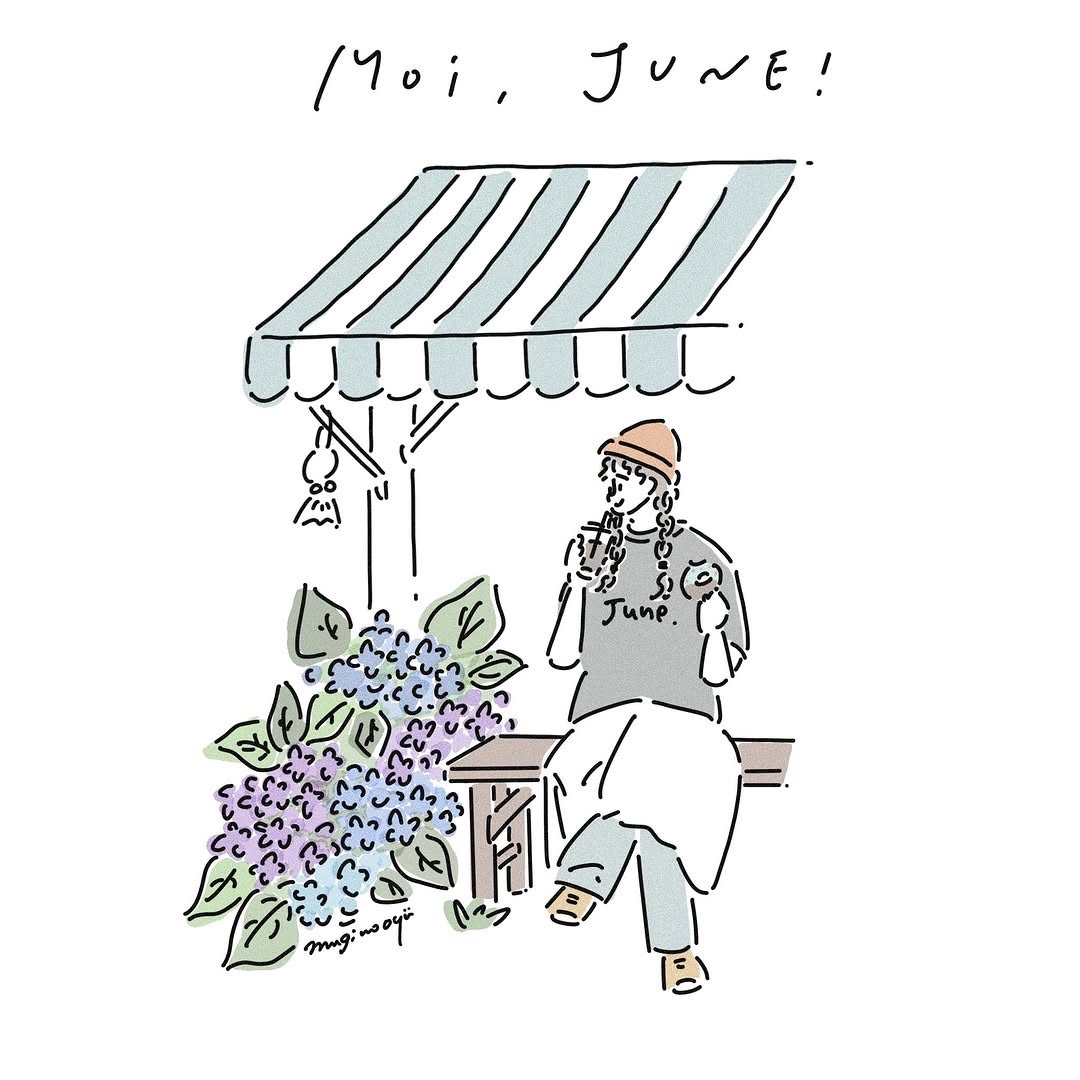夏日企画壁纸头像插画师mugi no oyu 