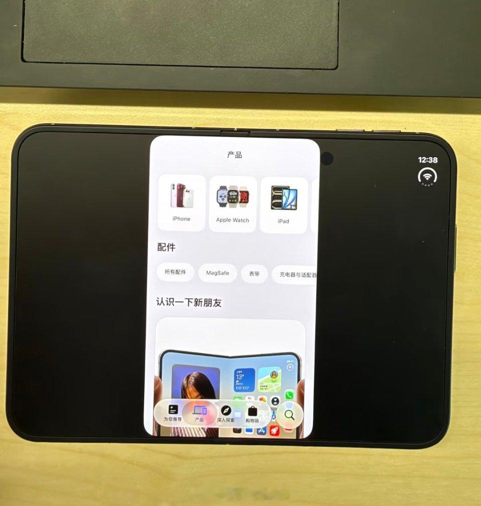 科技新一谈iPhoneDuoAPP适配情况绷不住了，苹果自己都没适配😂测了这么