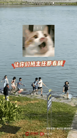 班主任三个字
是不是
学生时代最强威慑？
 
湖北襄阳宽阔的大河边，几名孩童在岸