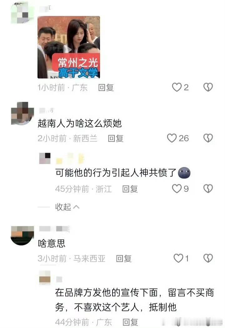 越南网友把白鹿的商务冲了，品牌方删了白鹿的外网代言预热？真的假的？ 