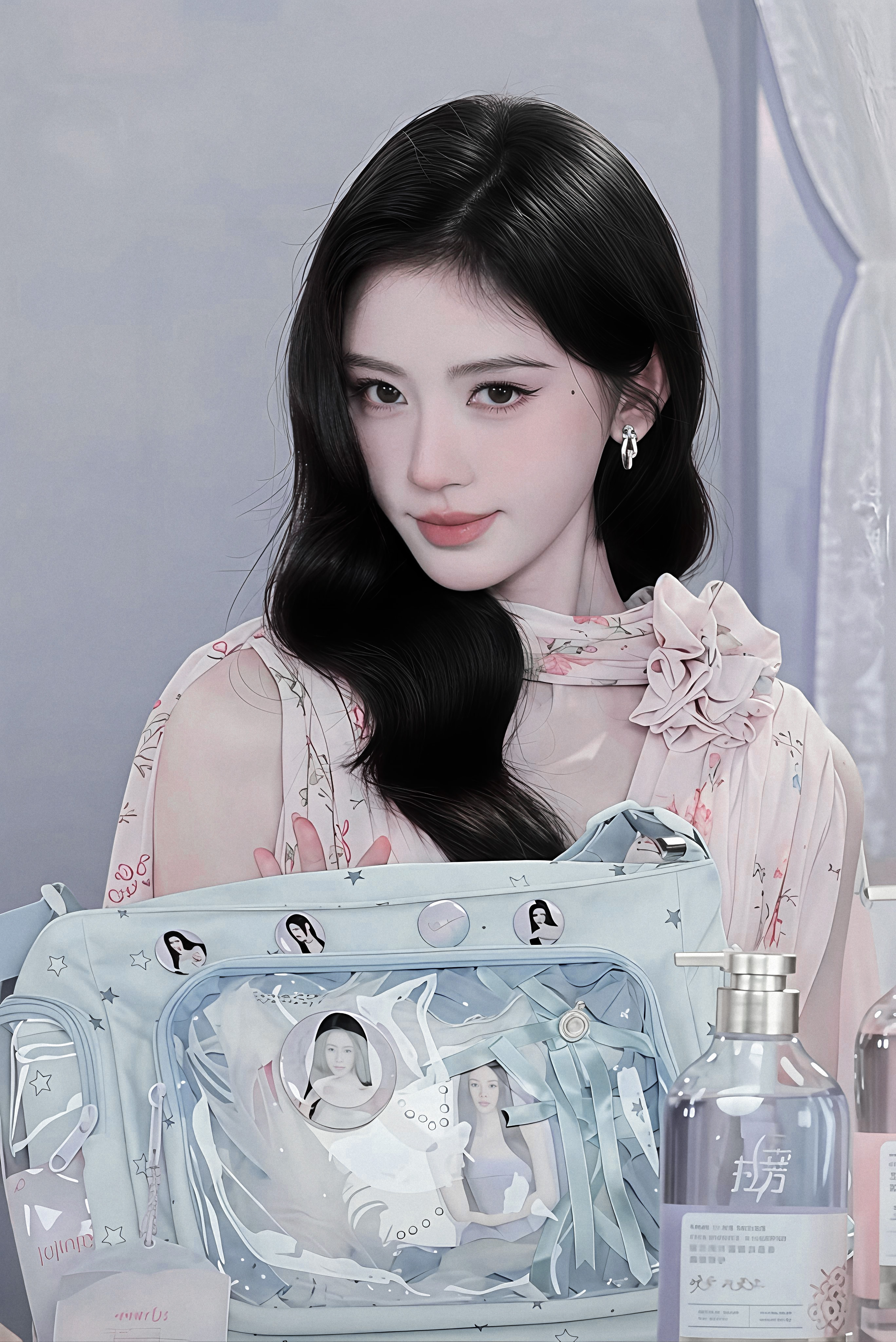 高清女头｜｜鞠婧祎感精选女头｜｜自修分享 ​​​｜粉色鞠婧祎头像｜ ​​​