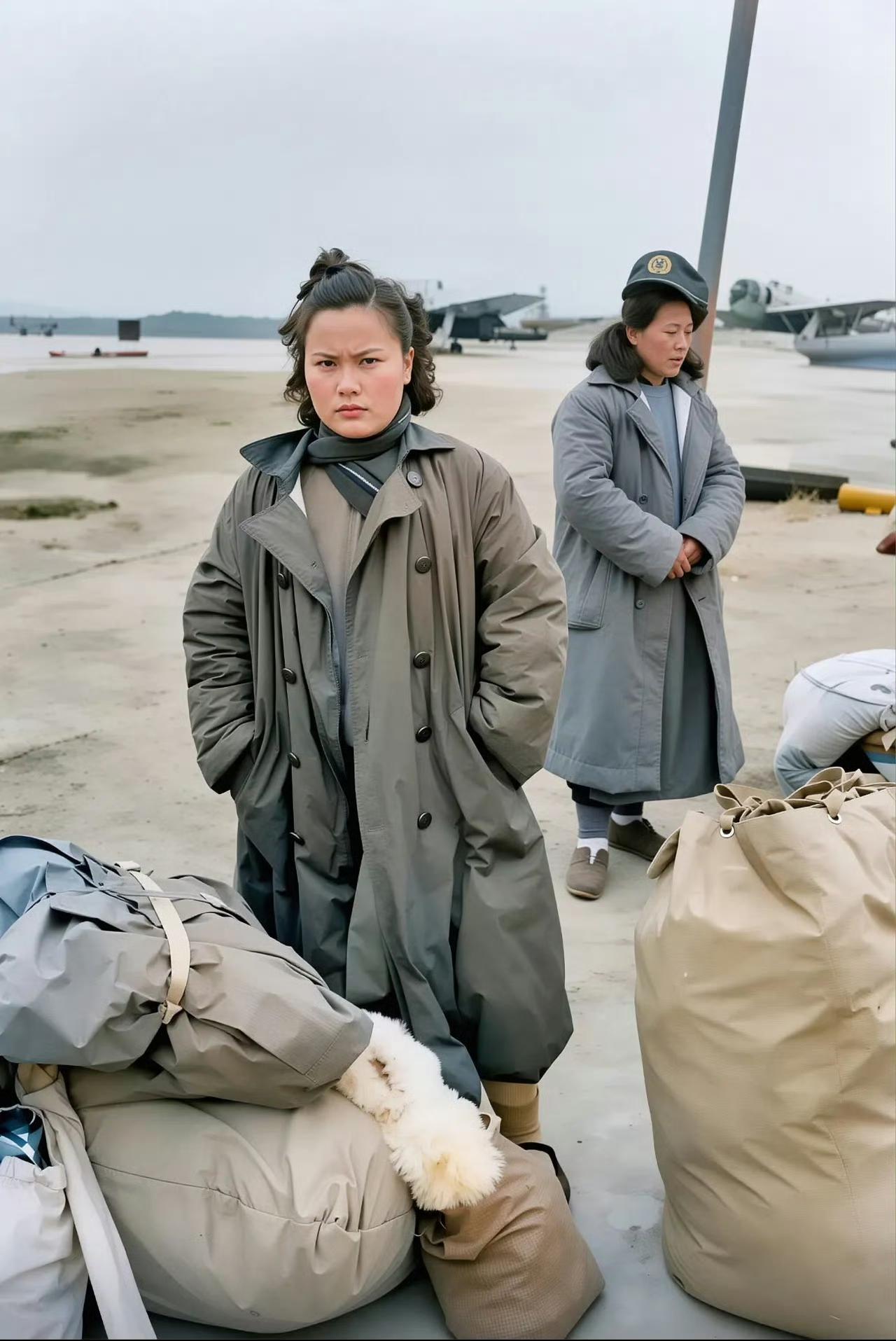 1949年，撤退前的国民党女兵