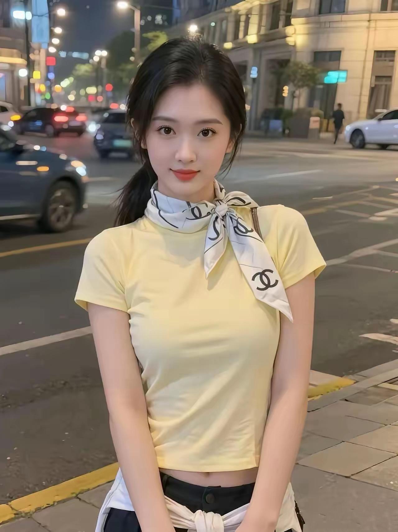 夜的星子
 
街灯
是夜撒下的碎银
你站在光里
像一颗刚醒的星
 
风牵着霓虹的