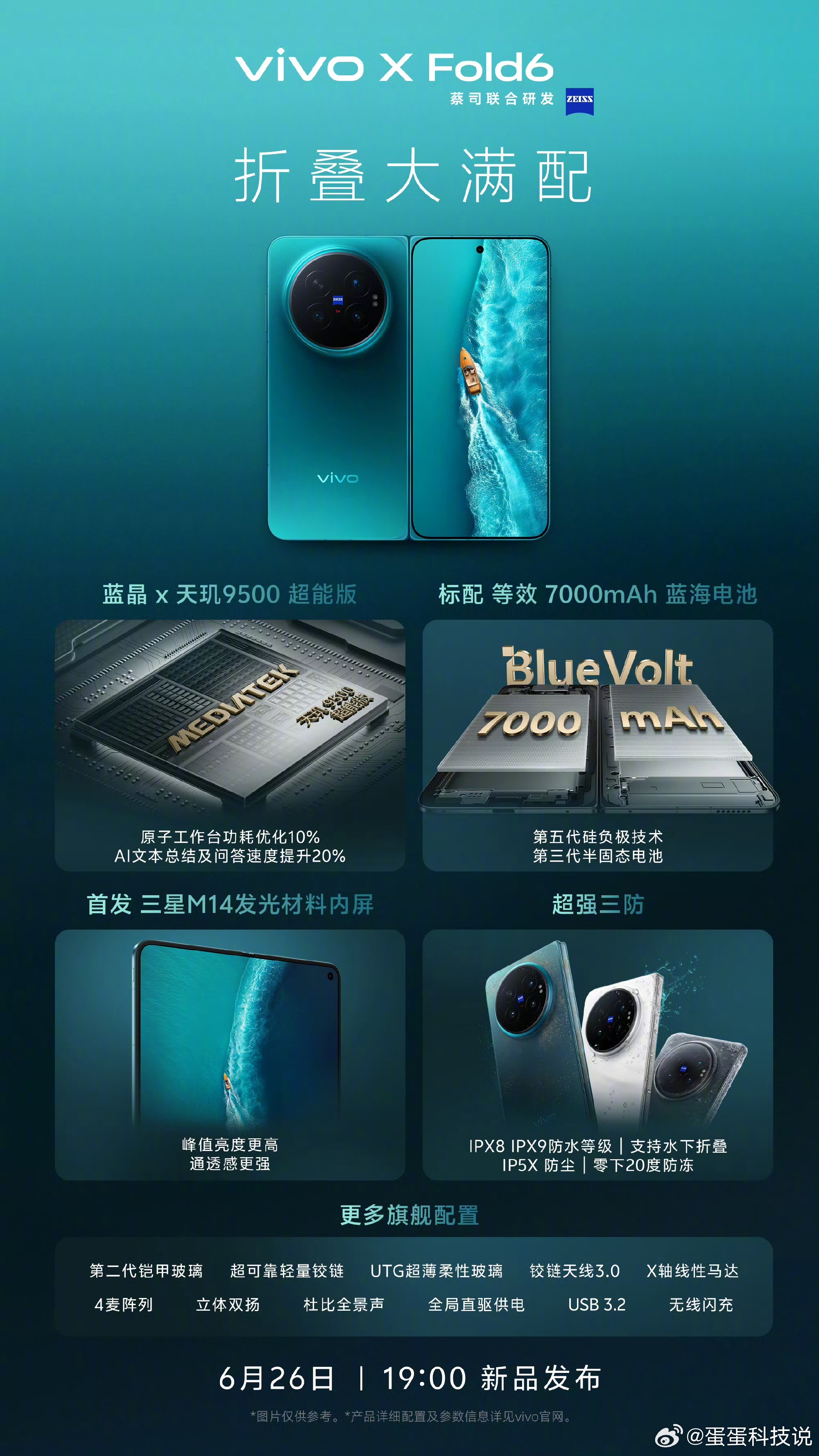XFold6配置夯爆了 至于有多夯，那就是我这个常年用直板机的人都心动上了，因为