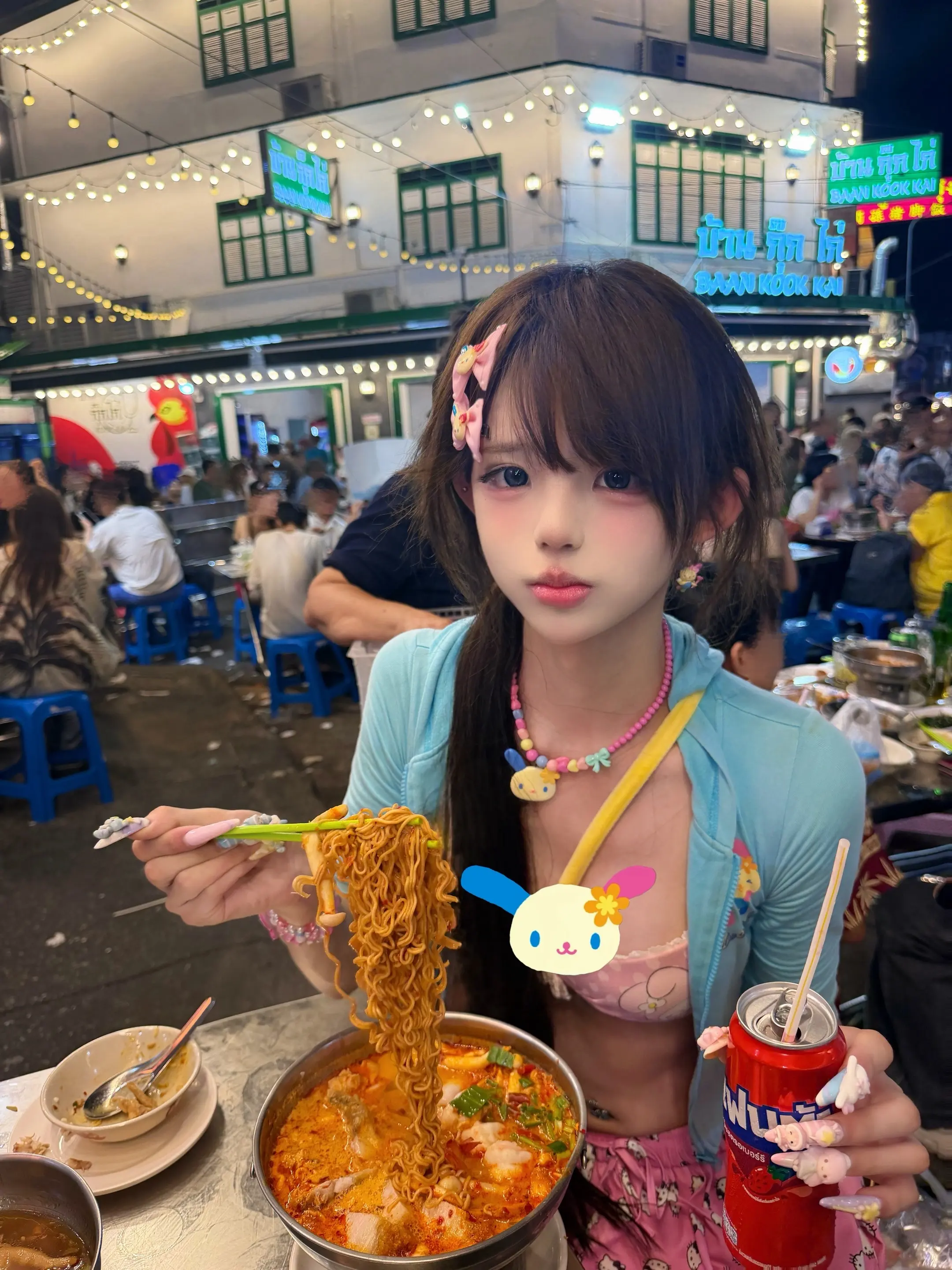 跟着欣欣吃mama面