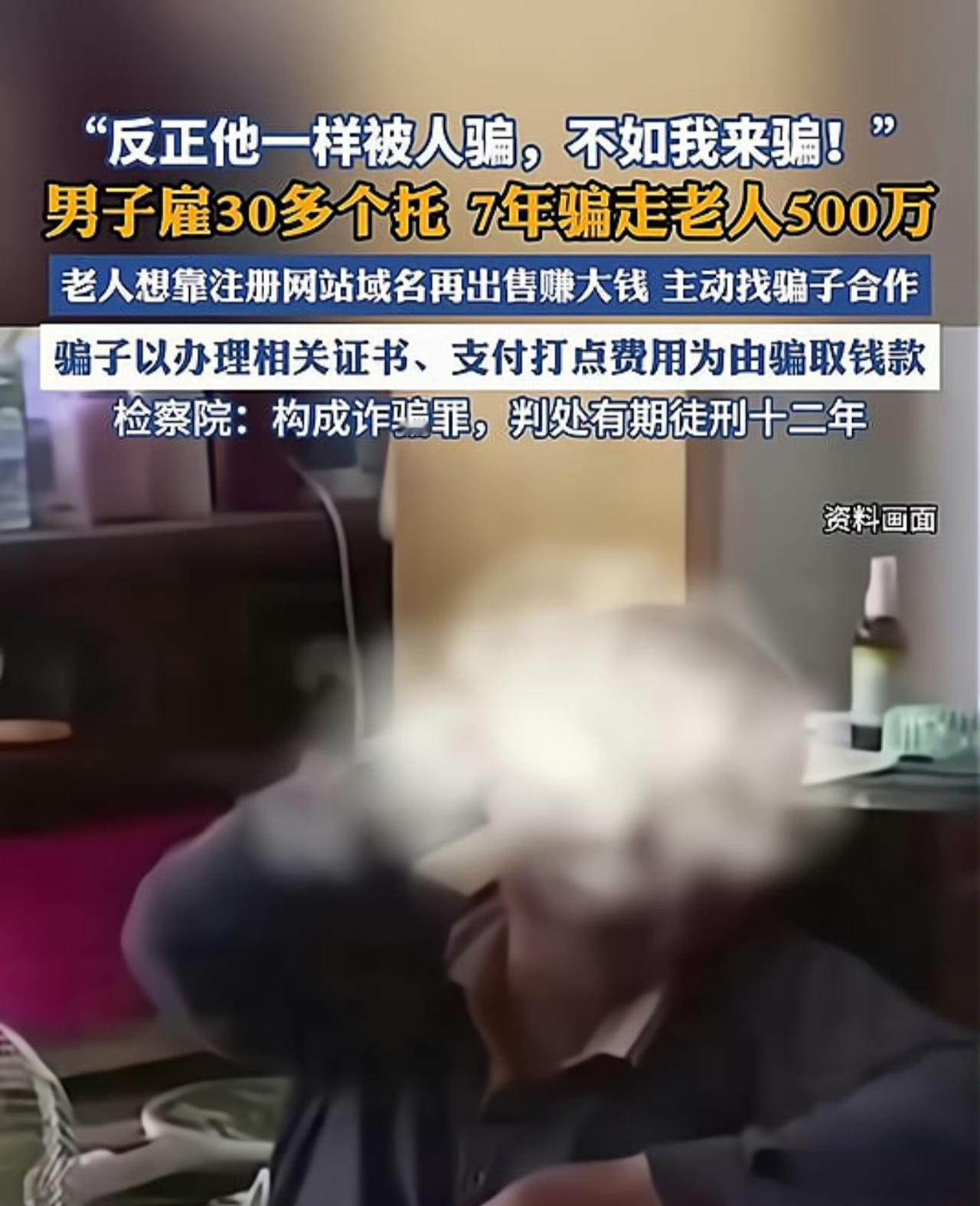 近日，上海闵行区法院对一起针对老年人的“域名投资”诈骗案作出判决，主犯沈某某被判