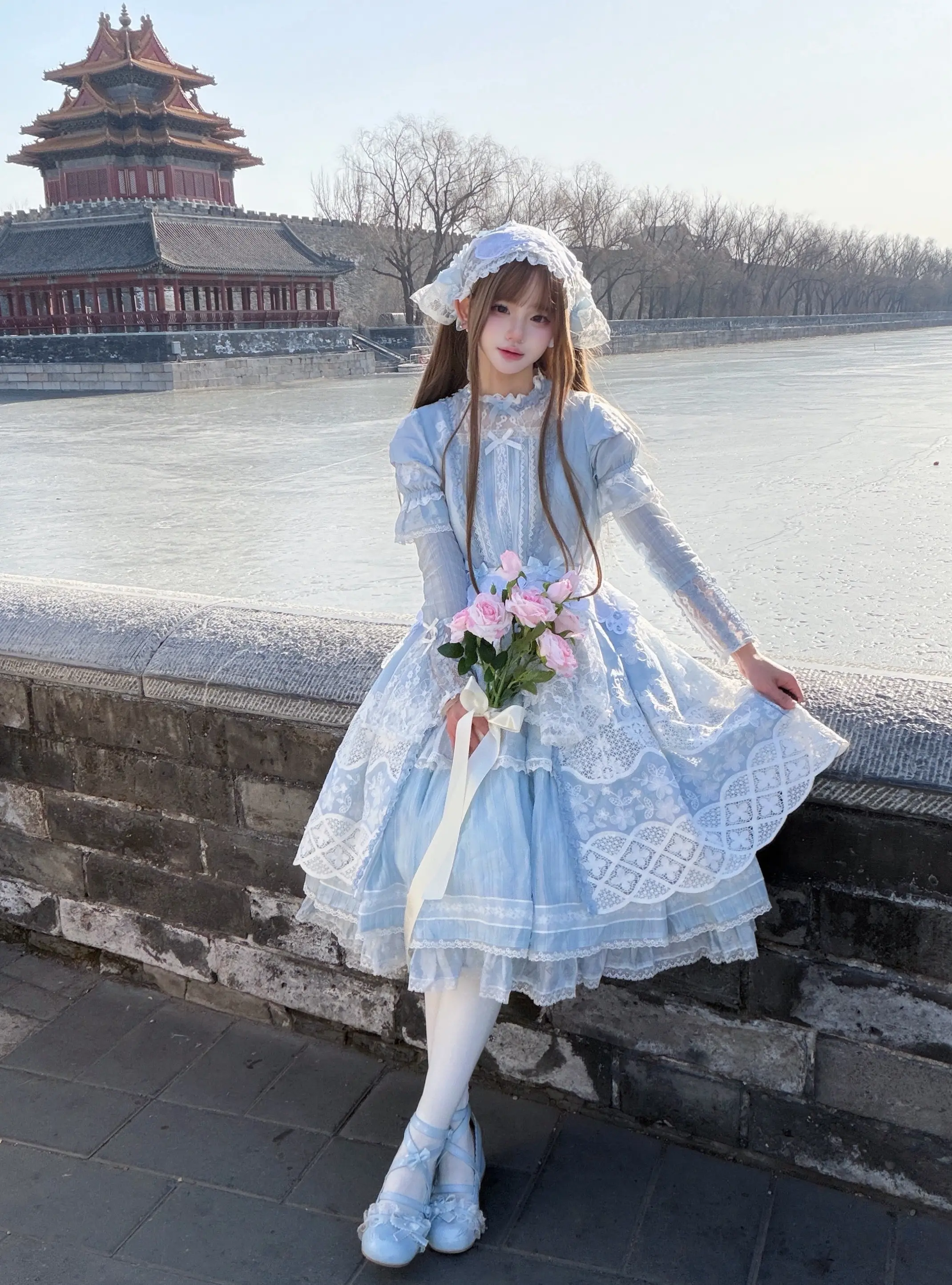 紫禁城的风好大。手冻肿了>_<