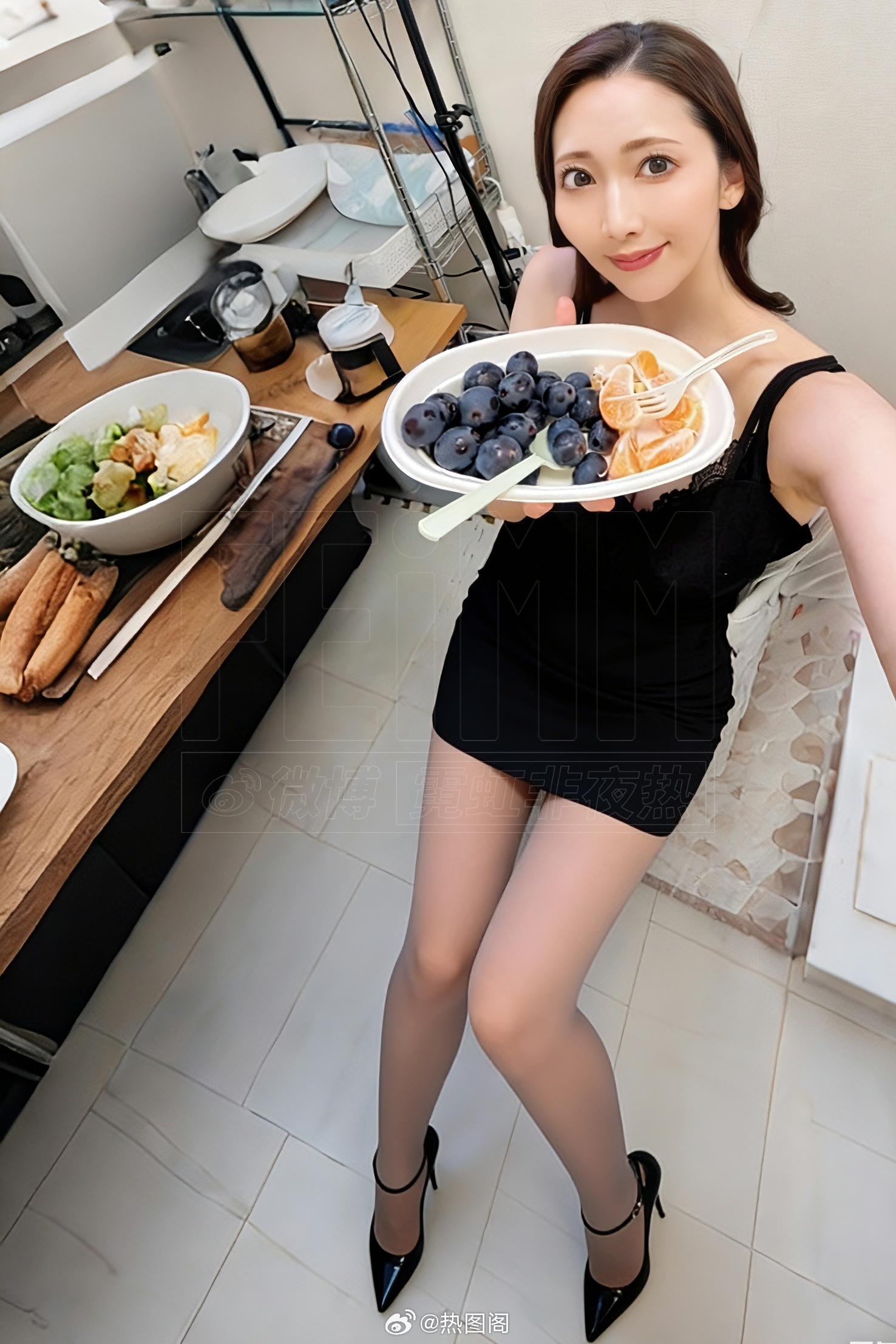 妃宝的水果拼盘，什么水平？ 热图阁公众号 