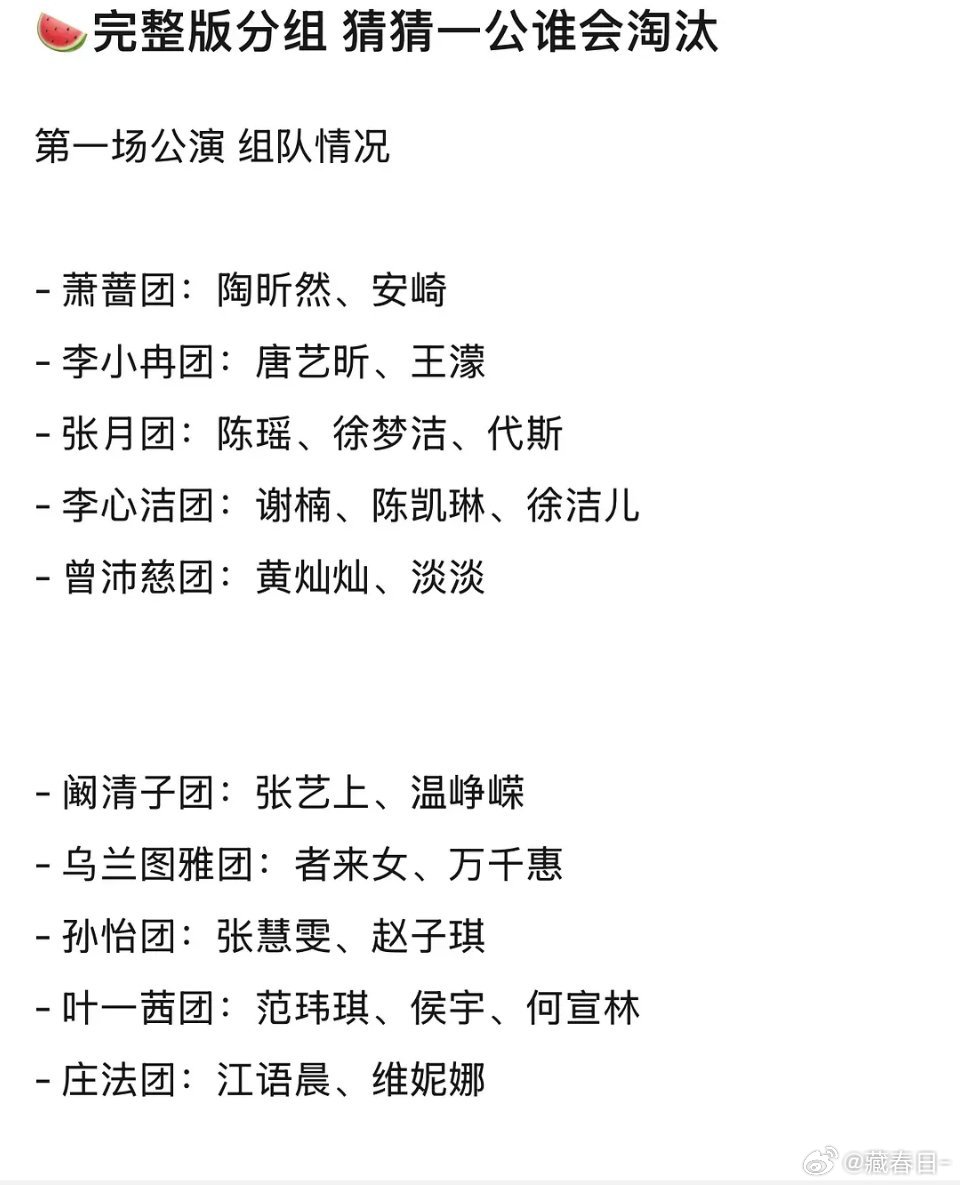 浪姐一公网传分组 看好哪个队