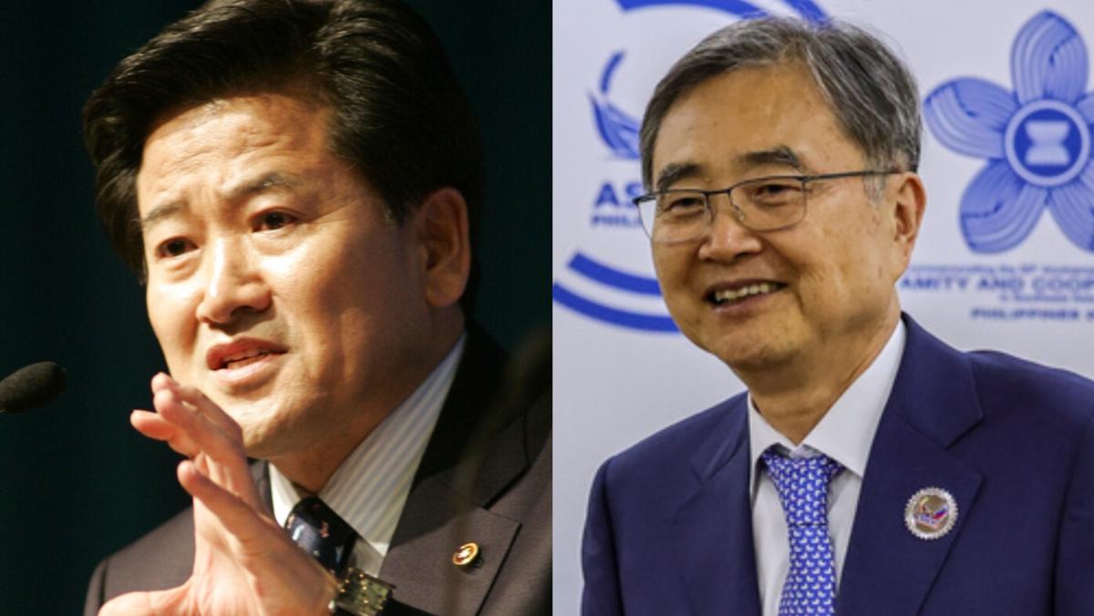 韩国政坛昨天上演了一出罕见戏码：统一部刚提出“朝鲜半岛和平共存发展构想”，包括用