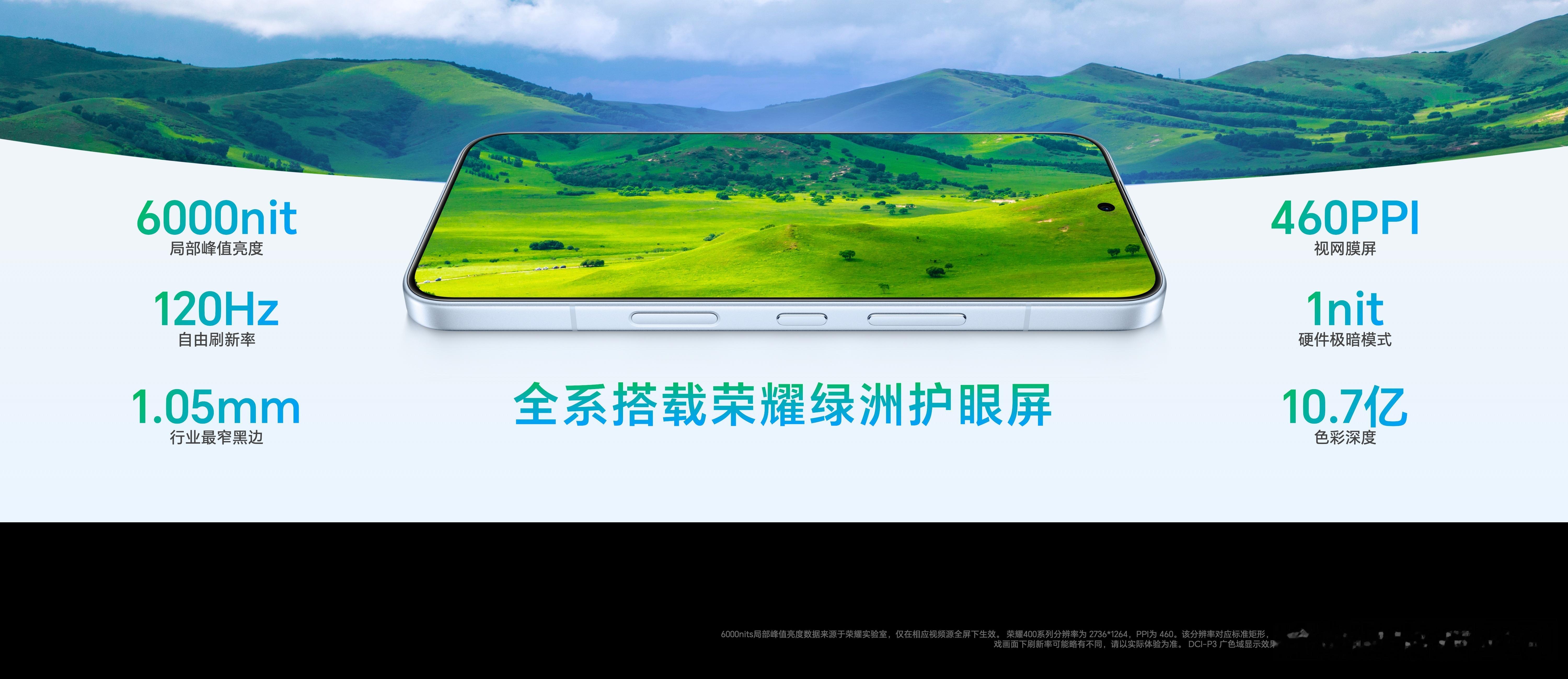 系列超多旗舰配置，打造超级体验！荣耀500全系搭载绿洲护眼屏，支持包括照明闪烁检