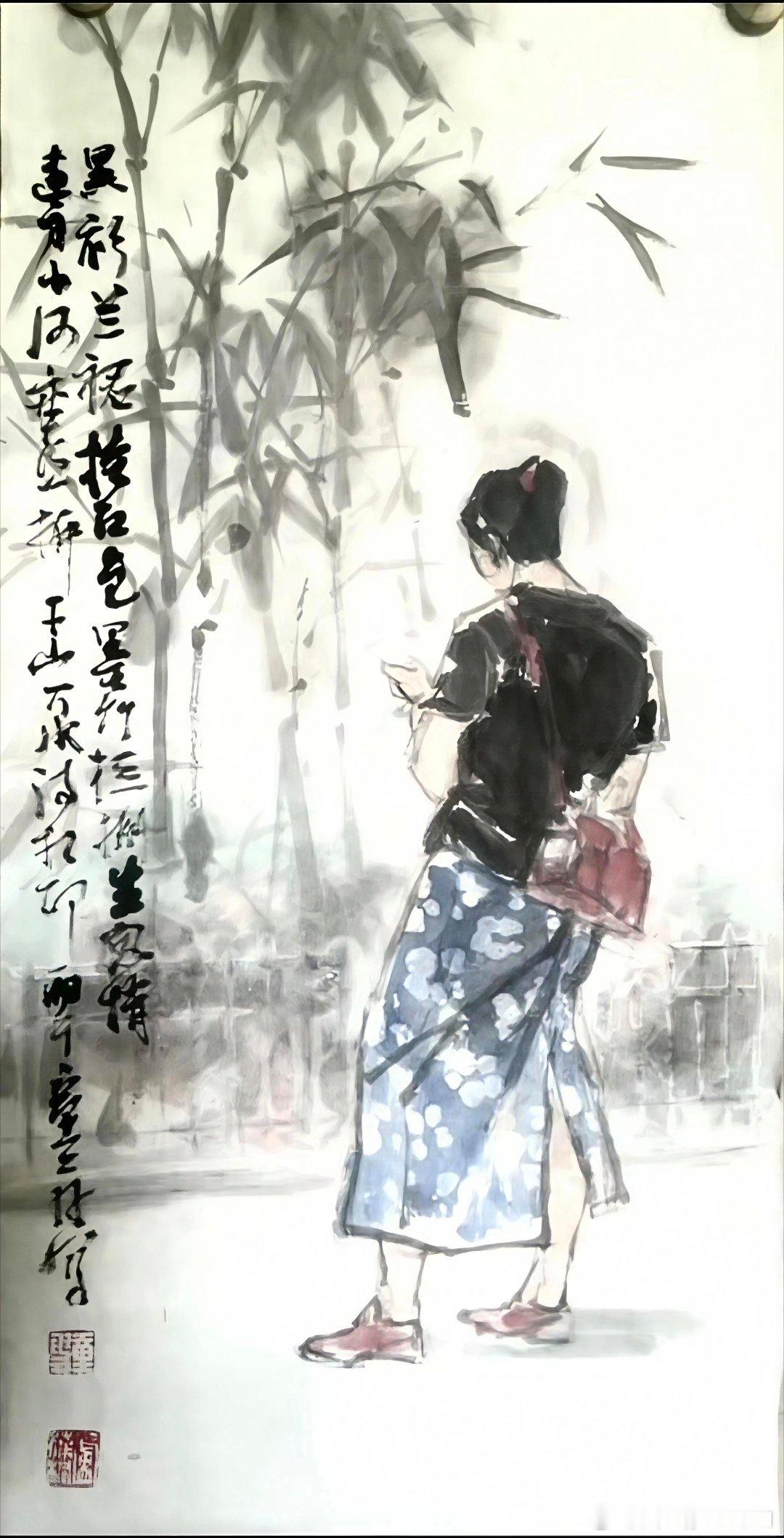 【好友新作】1诗书画家石梦松，2画家卢葆桐，3书画家崔学坤（中国葡萄王），4画家
