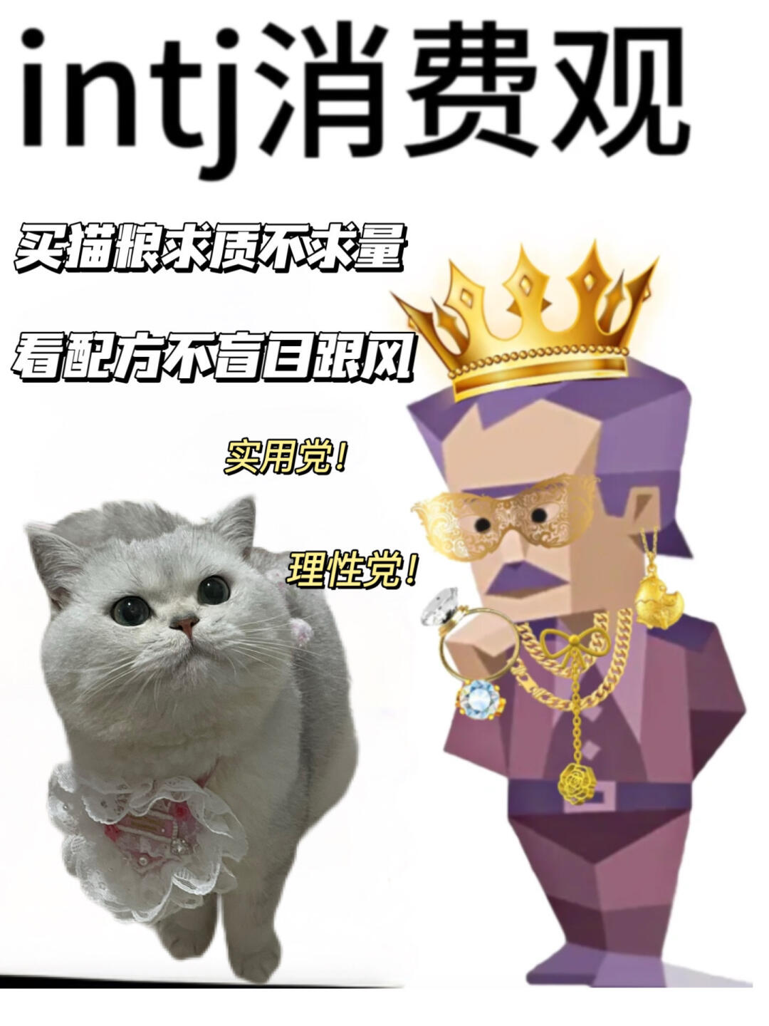 当intj开始选猫粮.....