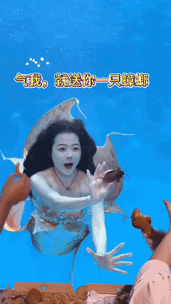 气我？
送你一只大蟑螂！[泣不成声]