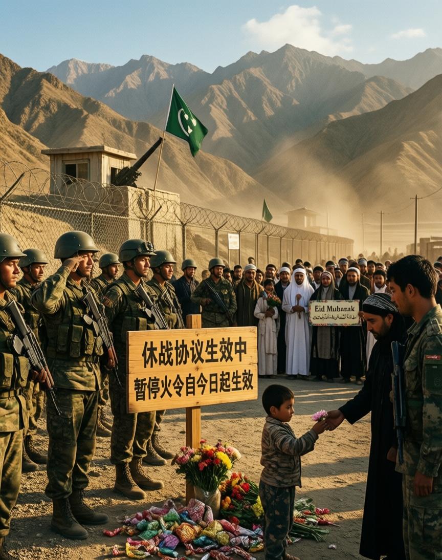 阿富汗和巴基斯坦这回倒是难得同步了一回。3月19日两边放话，说是趁着开斋节，先在