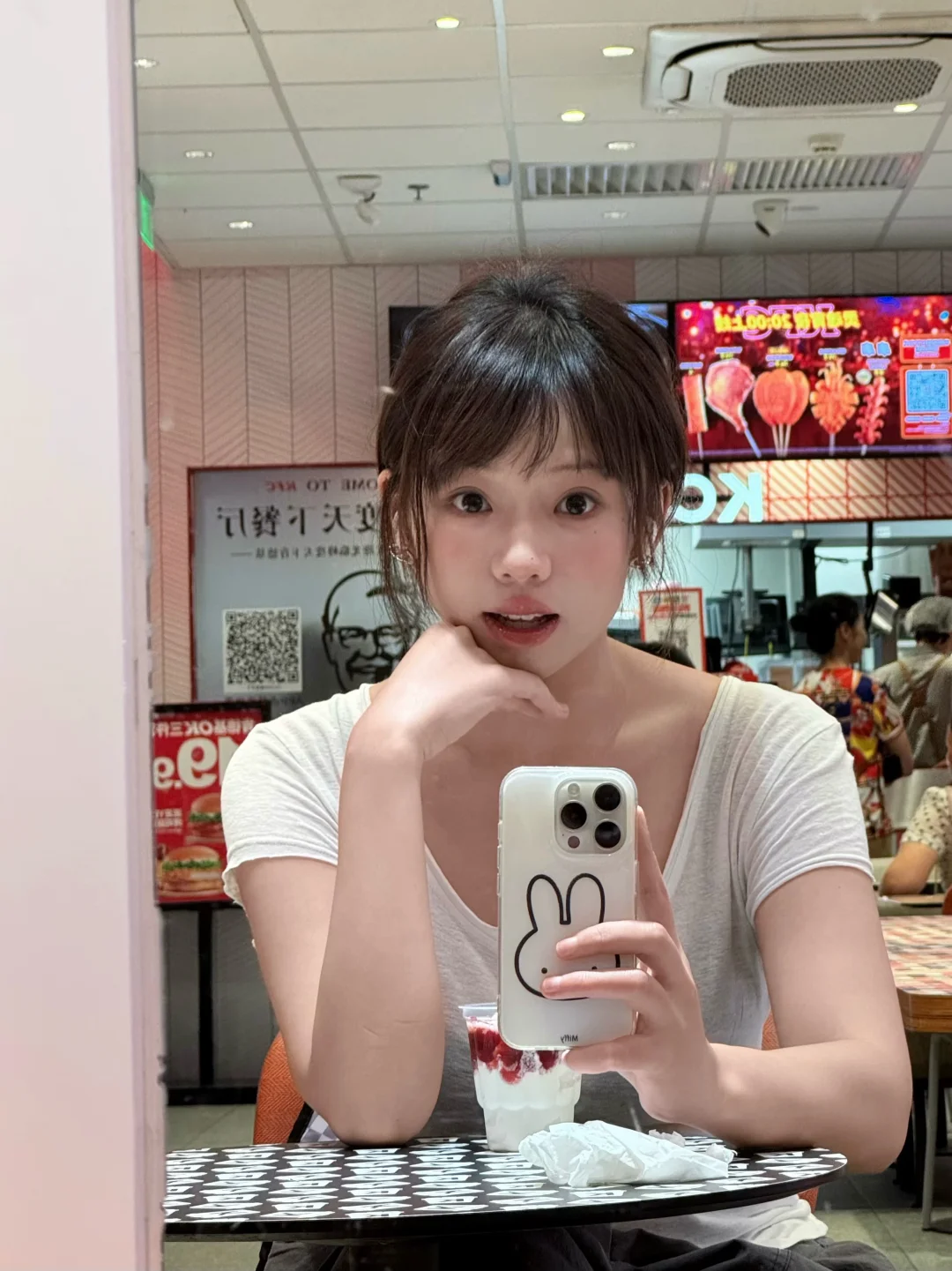 我斜刘海了