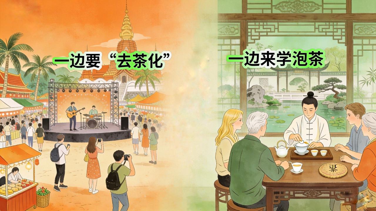 一边要“去茶化”，一边来学泡茶。
国内茶文旅正在"去茶化"：云南国庆一堆活动，告
