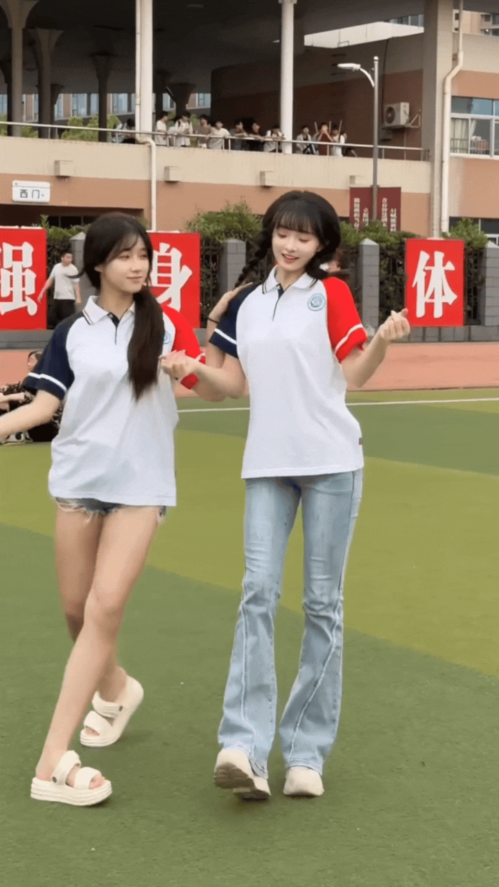 两位小姐姐的美好大学时光！