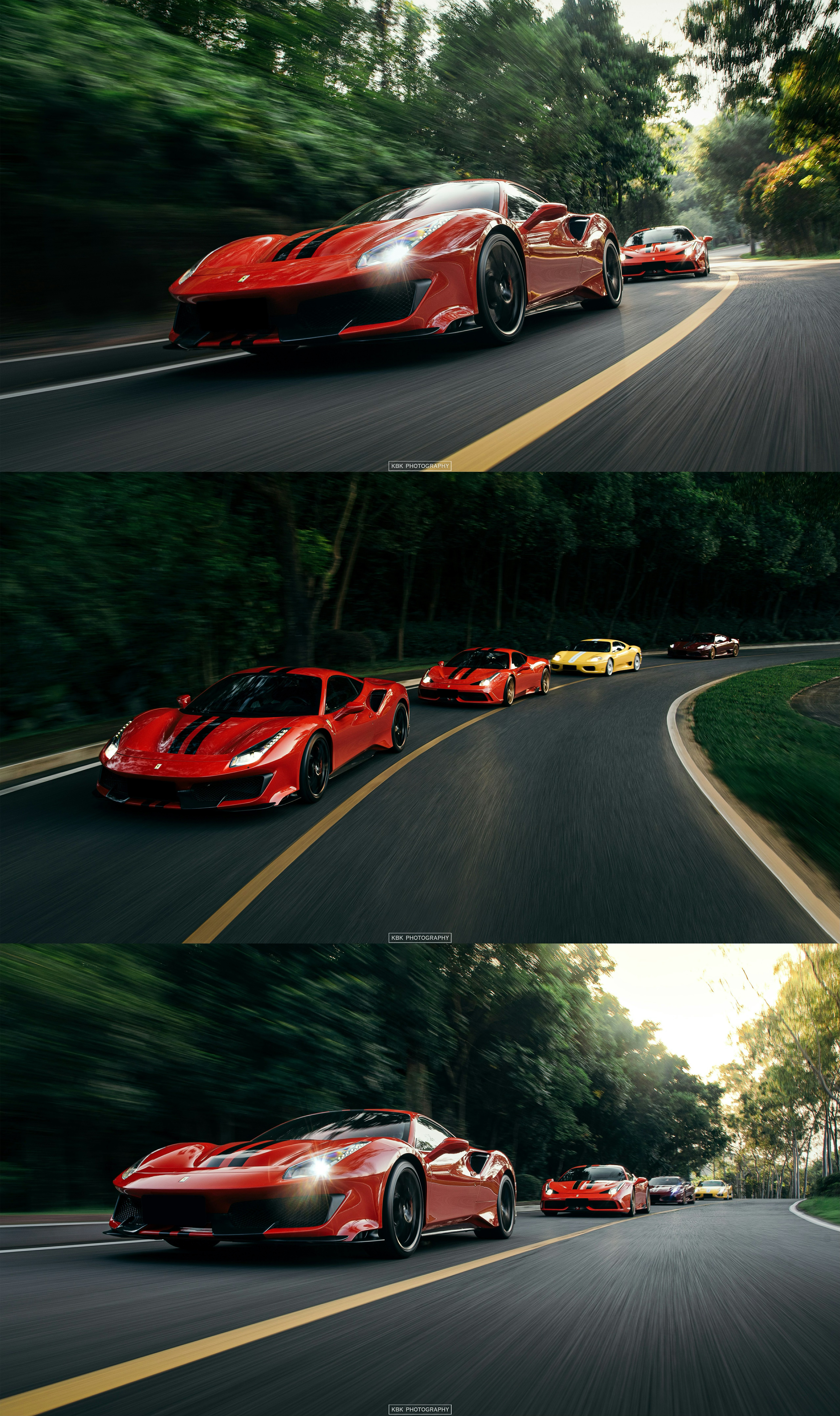 当梦境照入现实[太阳]四代旗舰中置法拉利齐聚一堂征服东莞城🌆Ferrari F