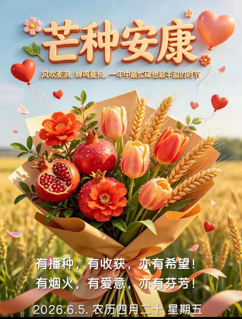 🌺☘️6./5.南风泽在沃野.正是耕耘好时节🌺

🌾💦时雨润泽良田，大地