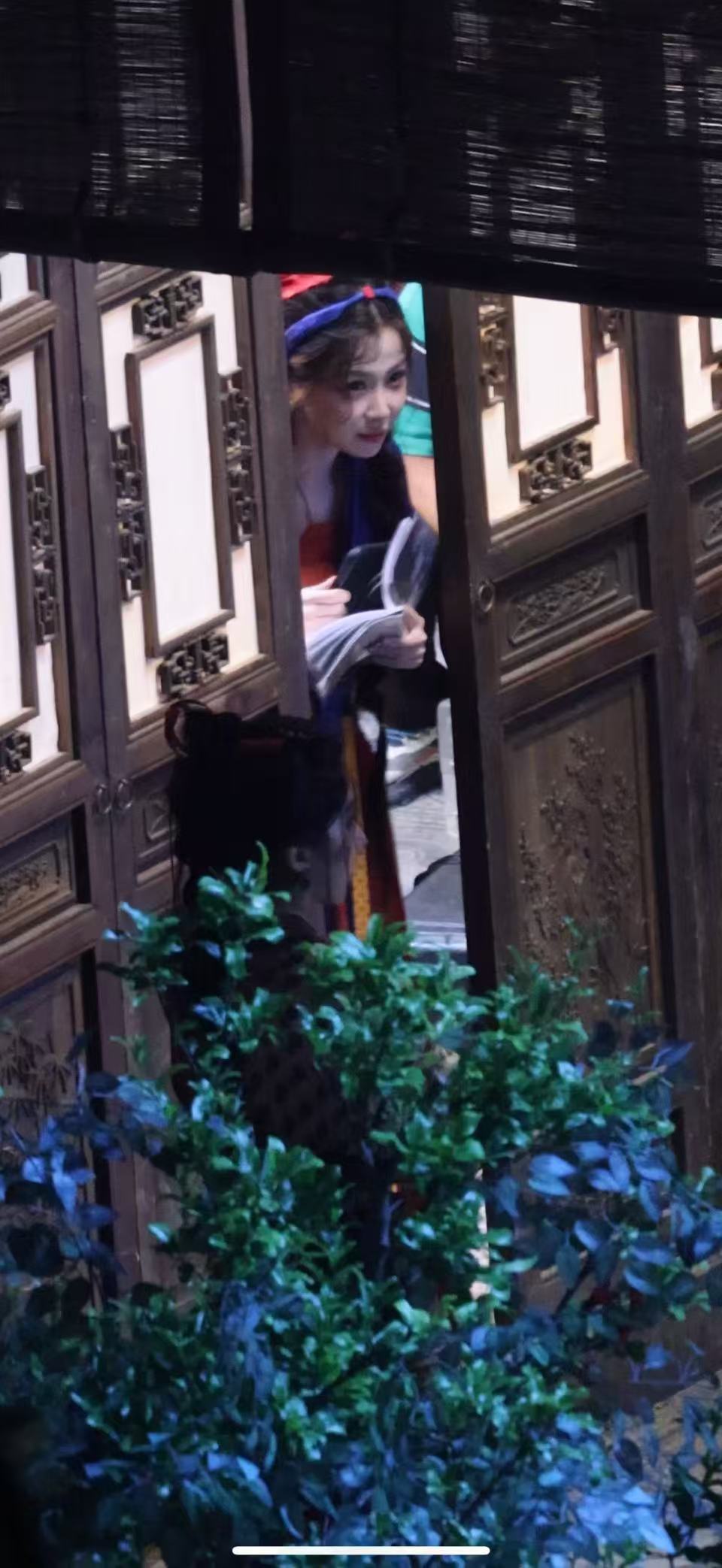 抓到一只小猫探头 